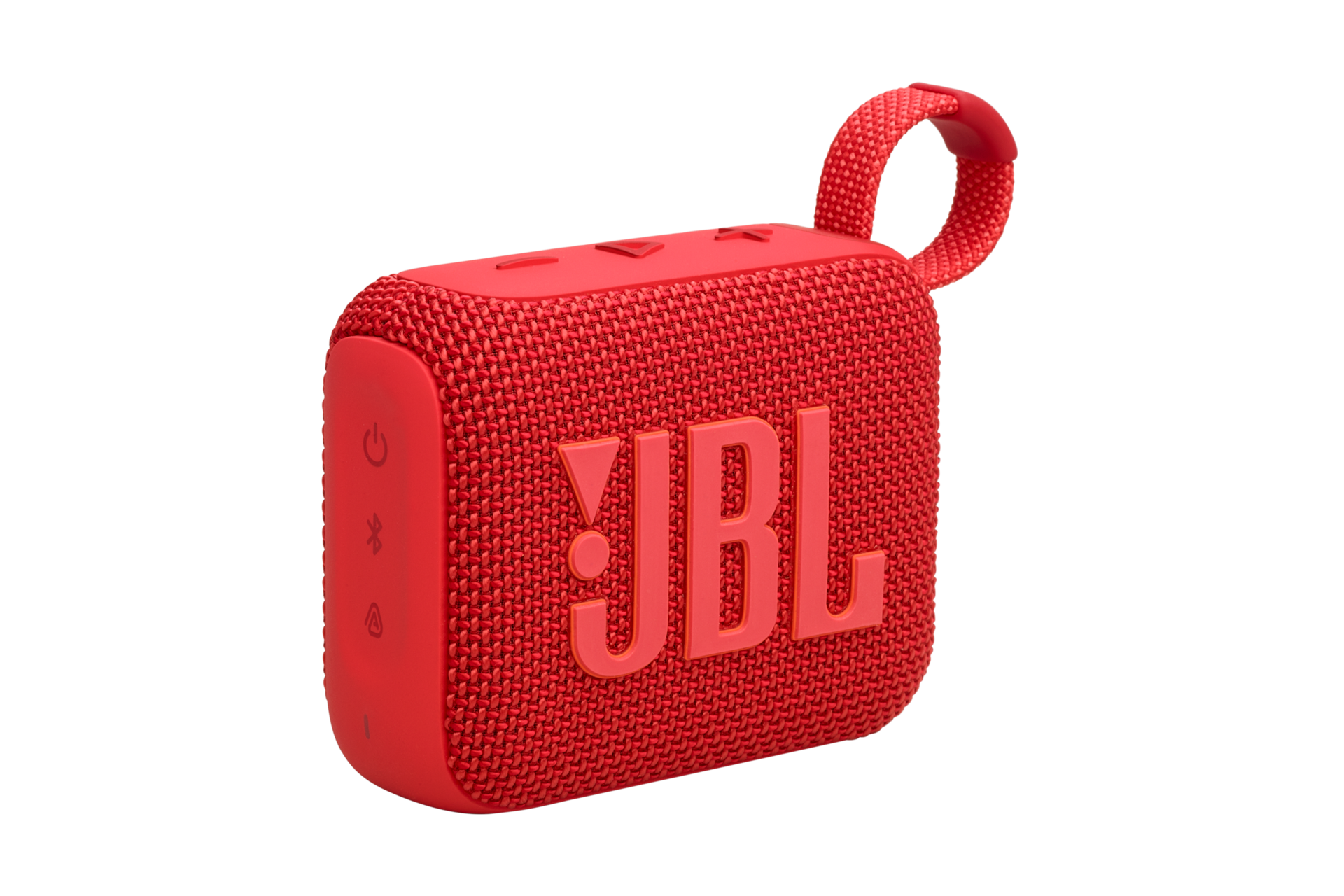 JBL GO 4 포터블 블루투스 스피커 레드 좌측 45도