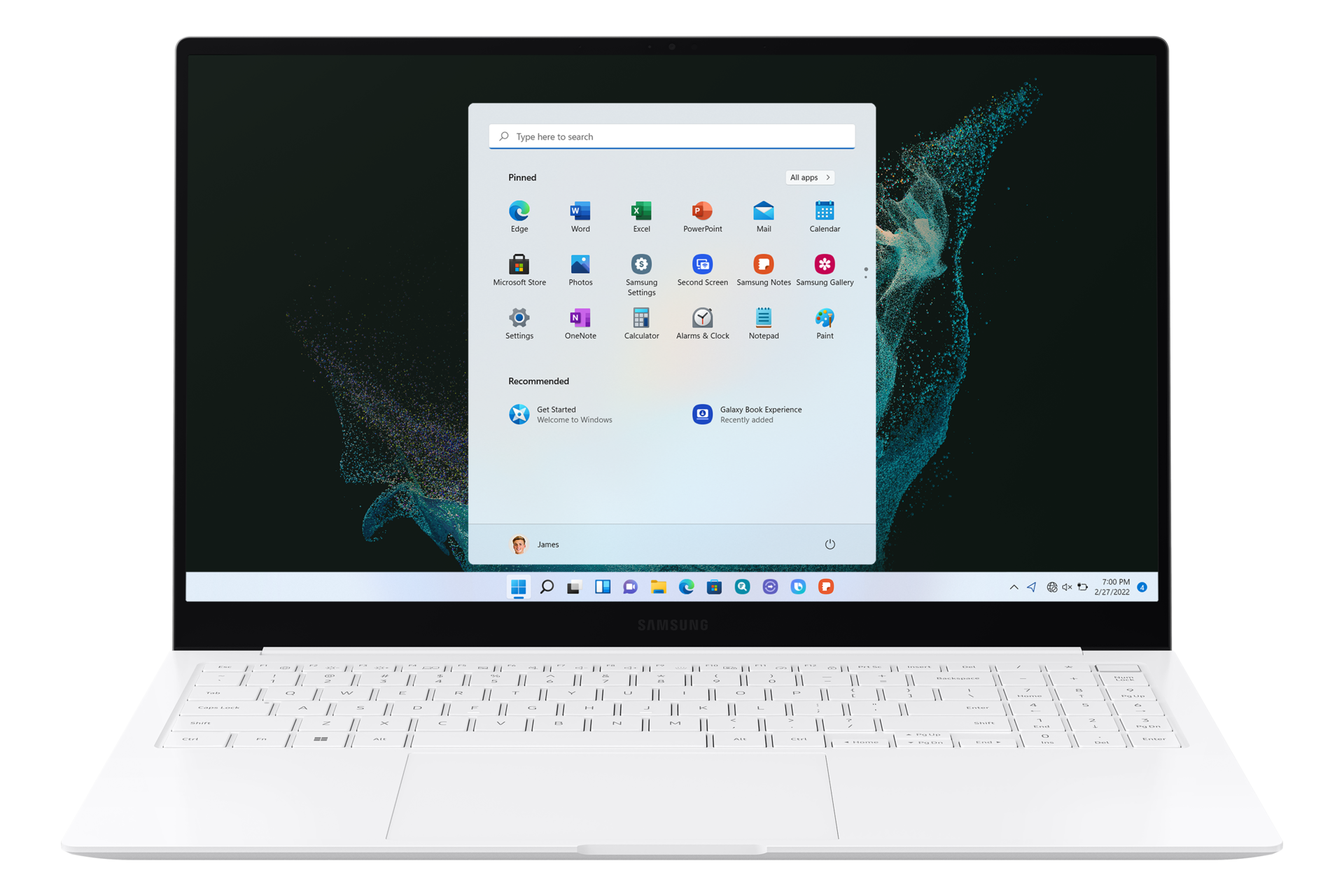 갤럭시 북2 Pro Special Edition 39.6 cm Core™ Ultra 5 / 512 GB NVMe SSD 실버 정면