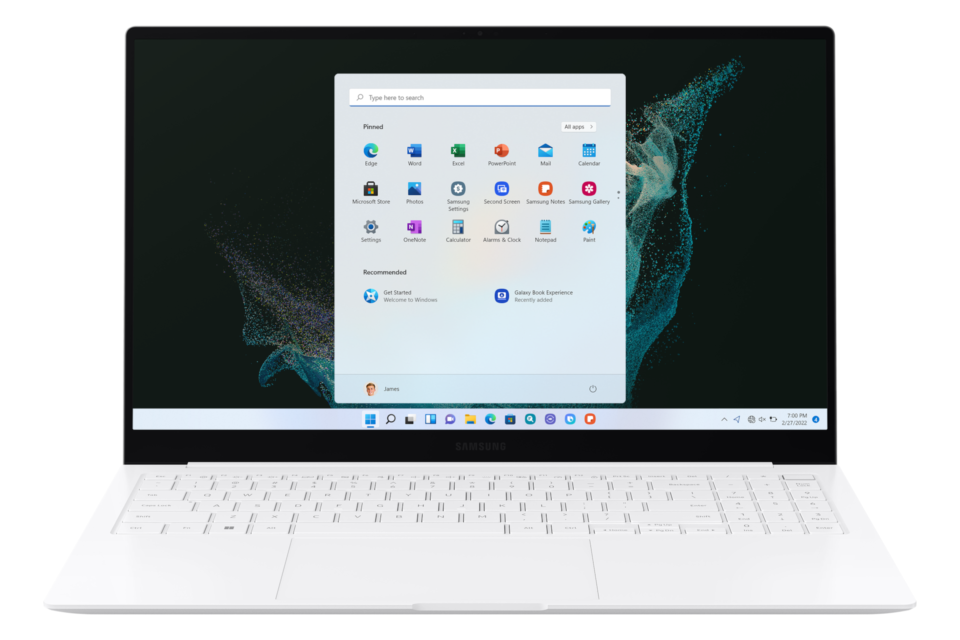 갤럭시 북2 Pro Special Edition 39.6 cm Core™ Ultra 5 / 512 GB NVMe SSD 실버 정면