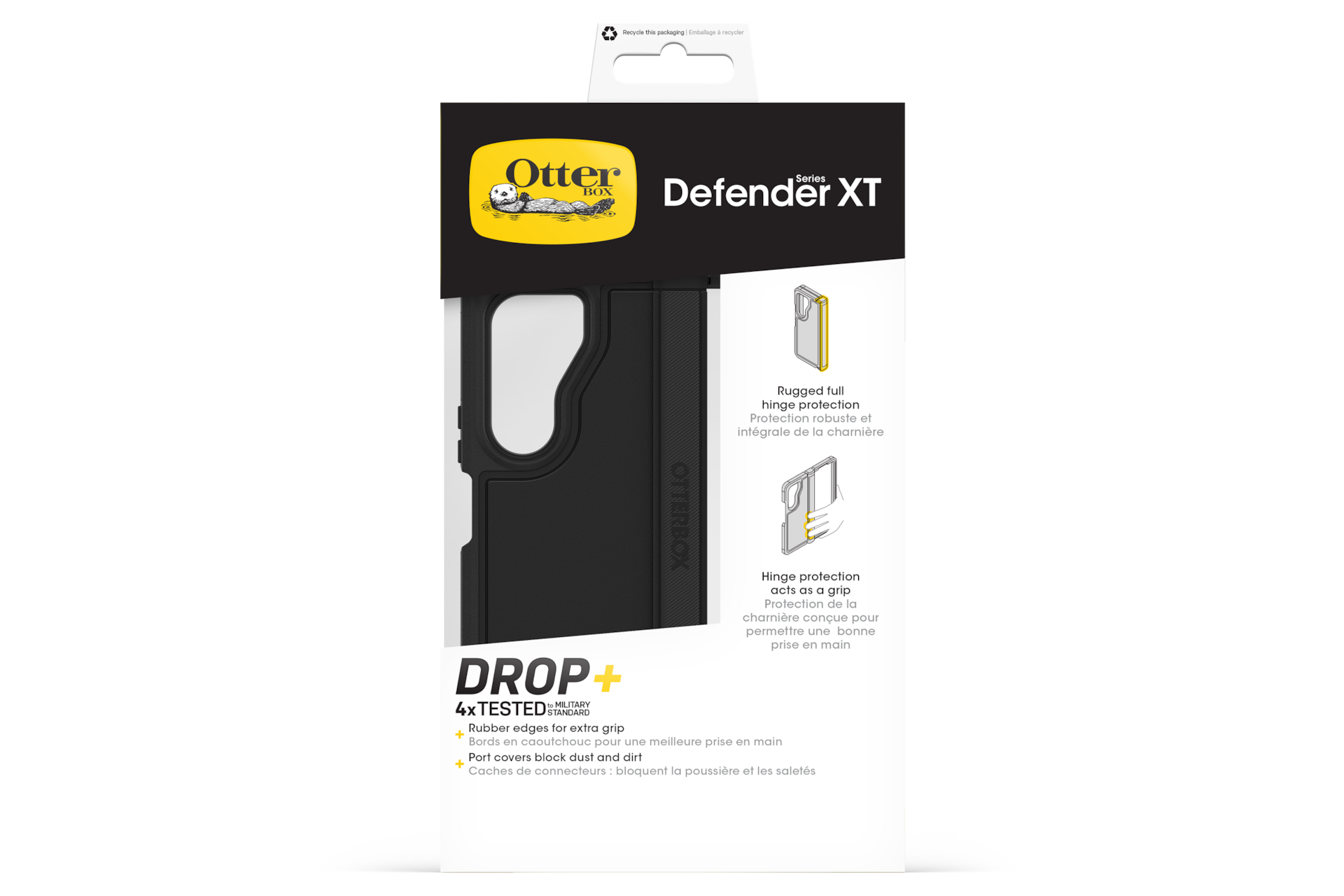 갤럭시 Z 폴드6 오터박스 디펜더 엑스티 케이스 (블랙) 박스 이미지