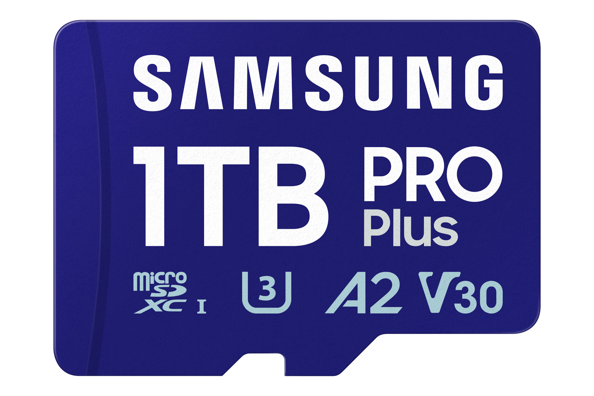 마이크로SD 메모리카드 PRO Plus with Card Reader 1 TB (블루) 정면 이미지