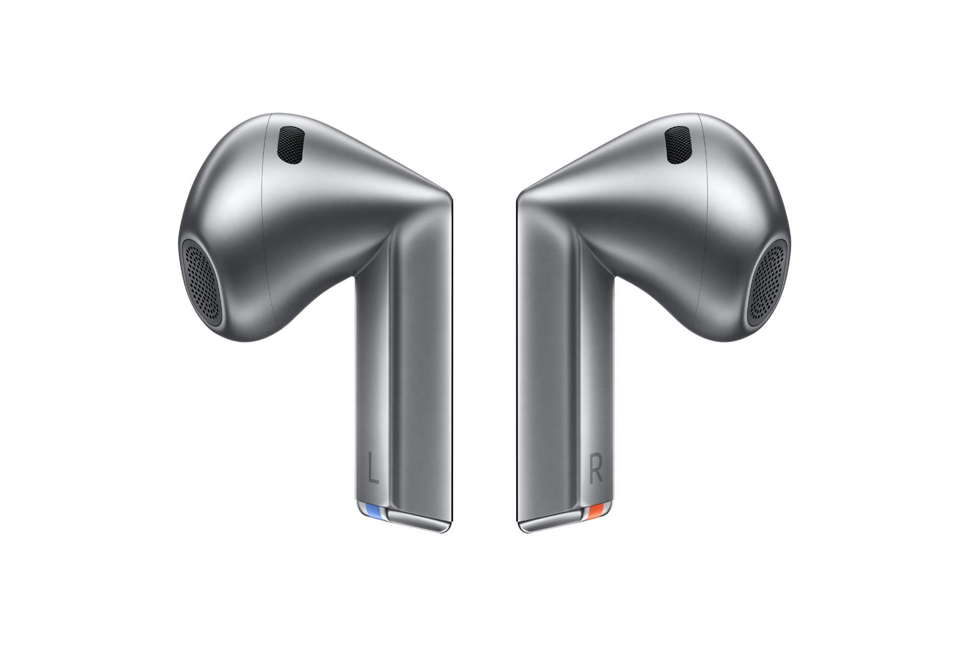 갤럭시 버즈3 실버 이어버드 옆면