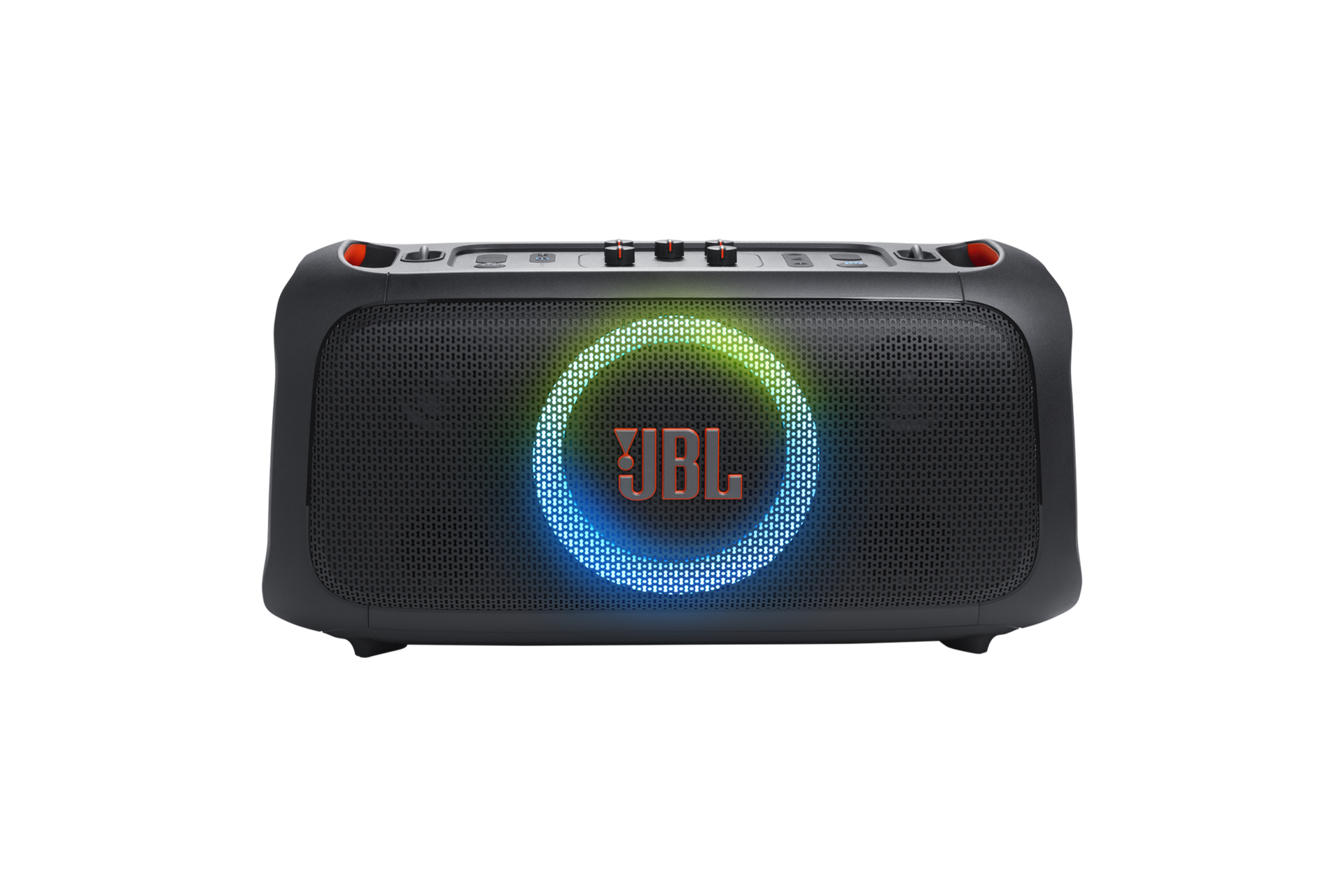 JBL PARTYBOX ON-THE-GO 에센셜 파티 스피커 정면