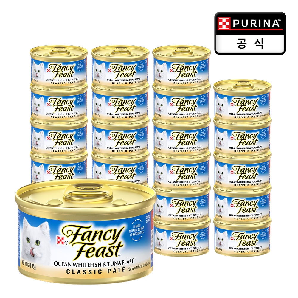 [퓨리나]팬시피스트 화이트라벨 참치와 흰살생선 85g x 24개 1번째 이미지