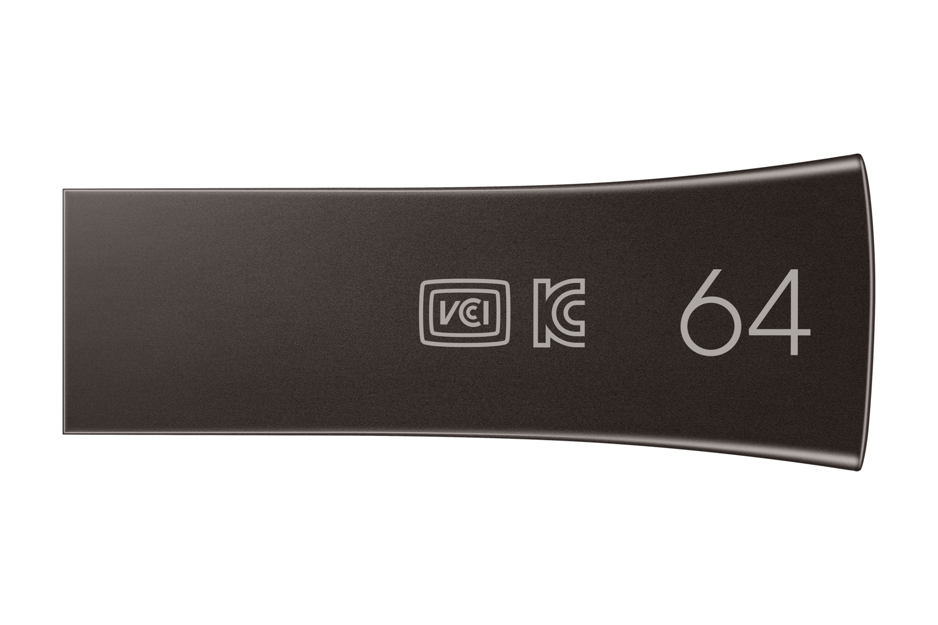 BAR Plus USB 3.2 Gen1 Flash Drive 64 GB (다크 그레이) 뒷면 이미지