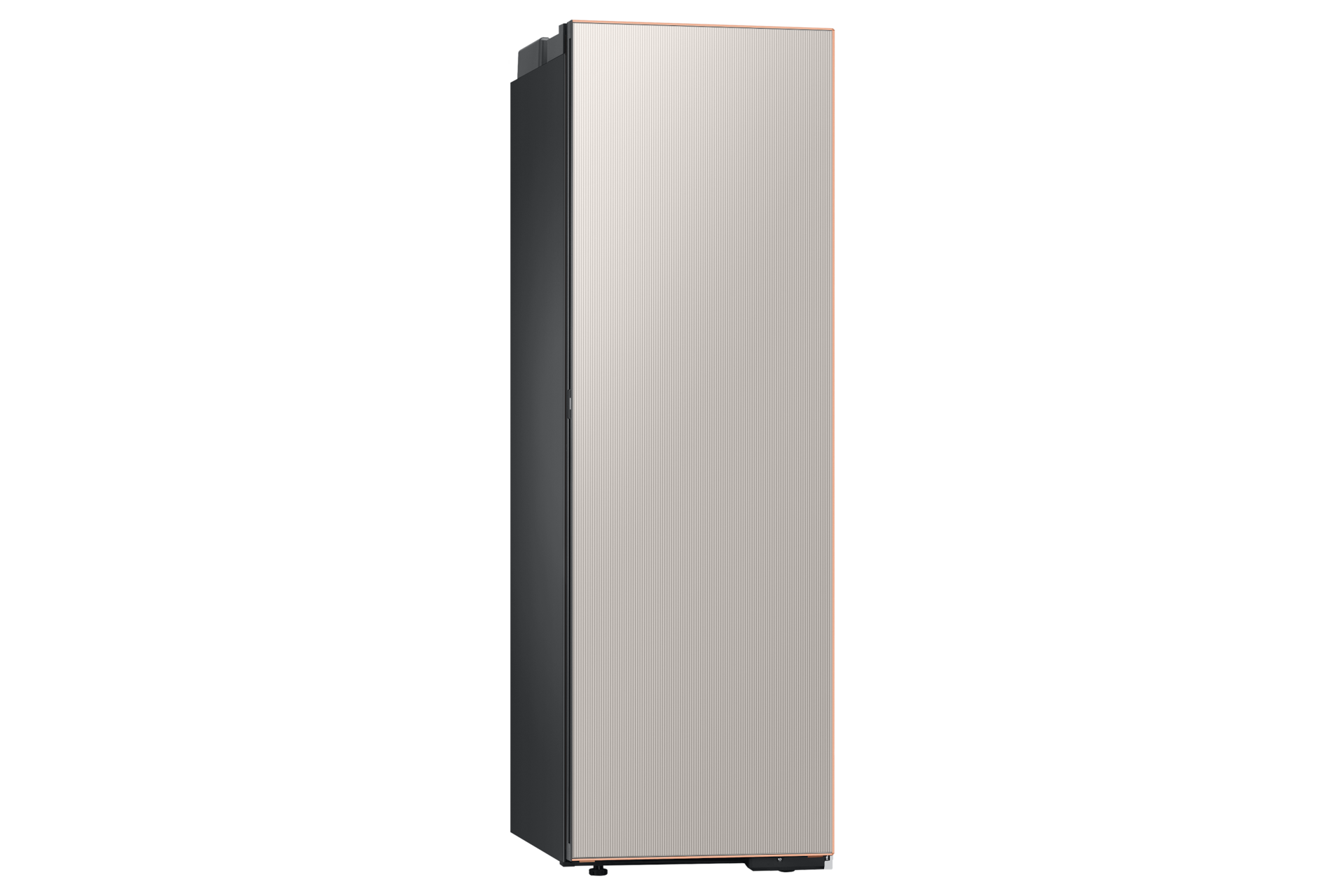 Infinite AI 냉장고 1도어 키친핏 396L (좌열림, 냉장전용) 타임리스 그레이지 좌측면