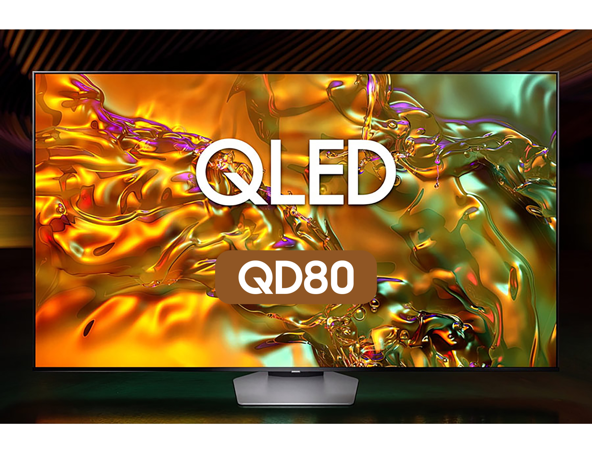 삼성 QLED QD80 TV입니다.