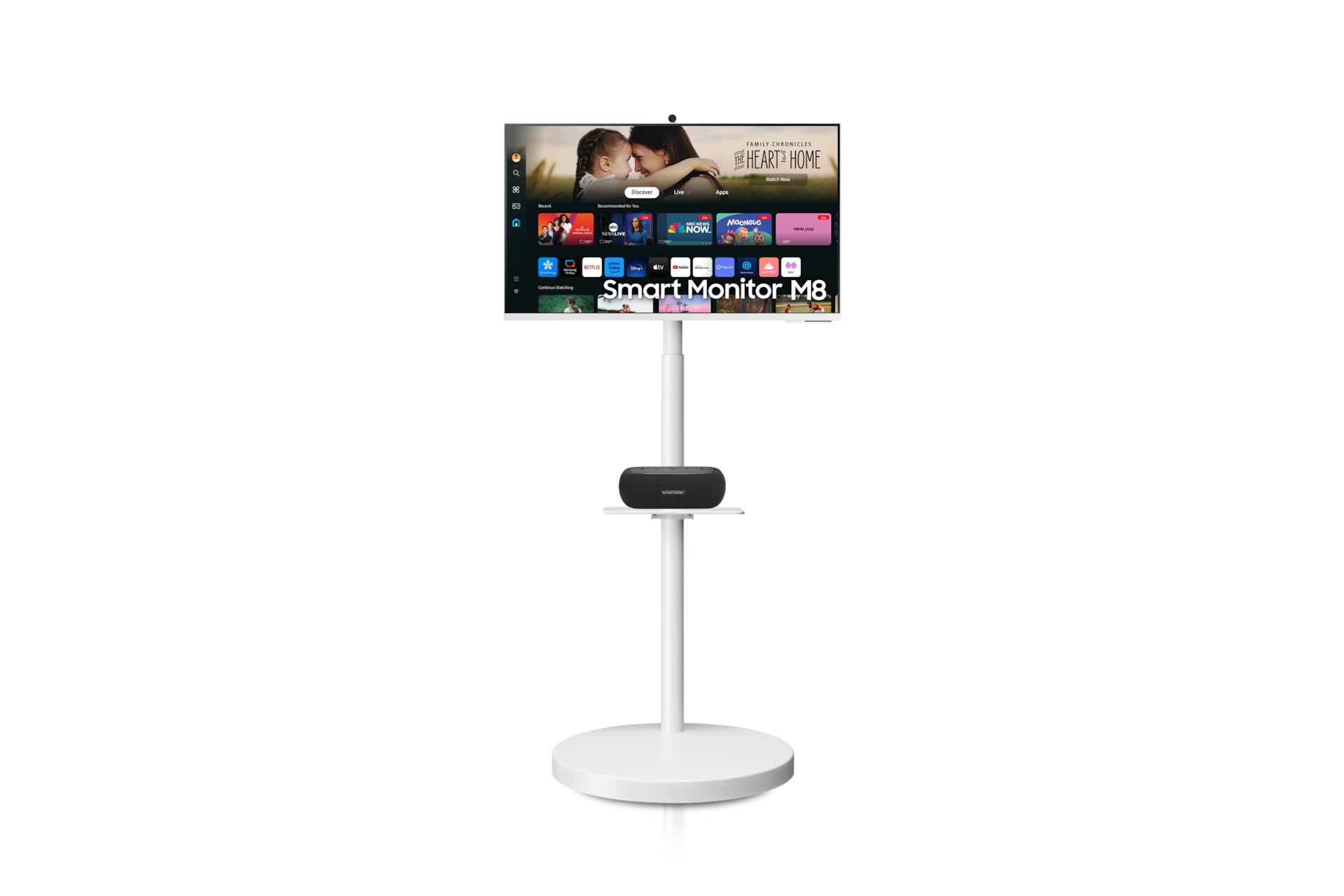 2024 무빙스타일 M8 (M80D) 화이트 (80.0 cm) + 하만카돈 LUNA 블루투스 스피커 결합 이미지