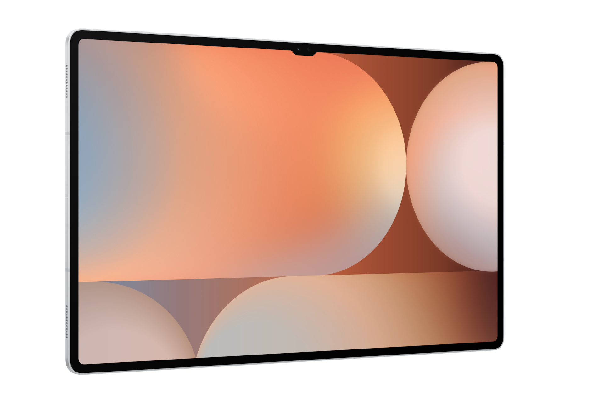 갤럭시 탭 S10 Ultra (5G) 디스플레이가 보이는 앞면 좌측 45도 