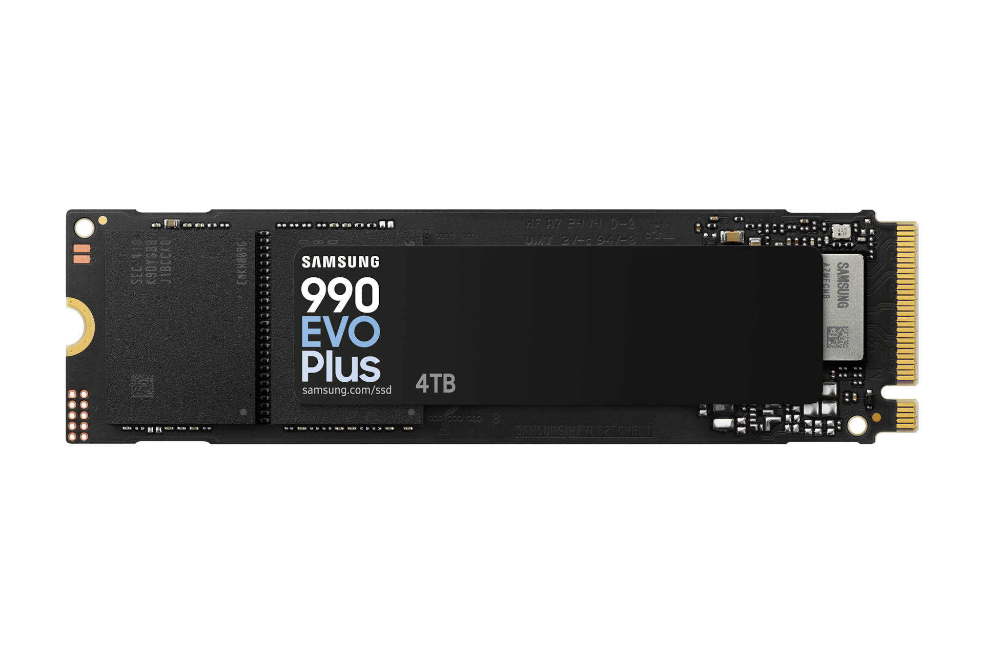내장 SSD 990 EVO Plus NVMe 4TB (블랙) 정면 이미지