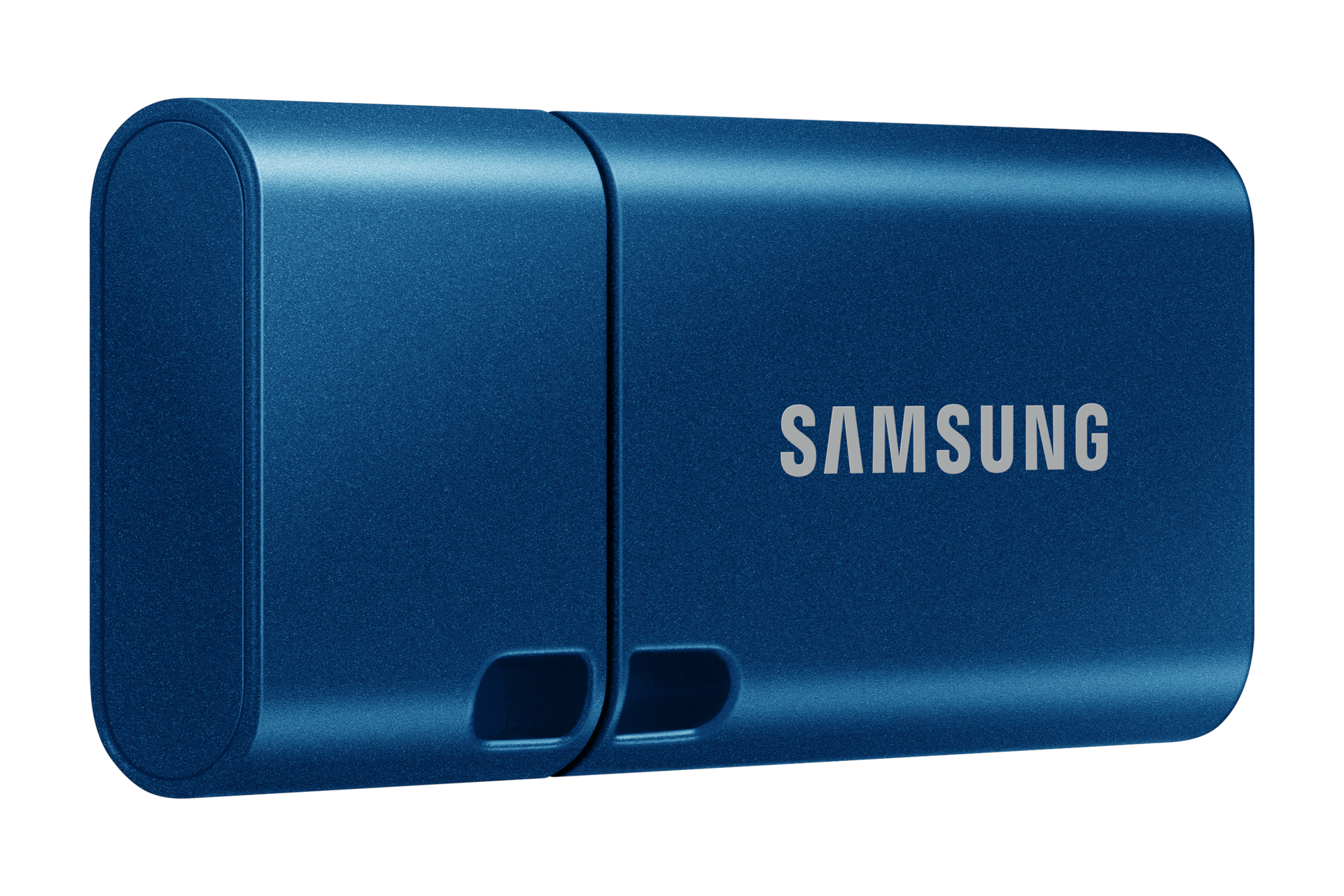 Type-C USB 3.2 Gen1 Flash Drive 256GB 미스틱 블루 제품 오른쪽으로 45도 돌아간 이미지