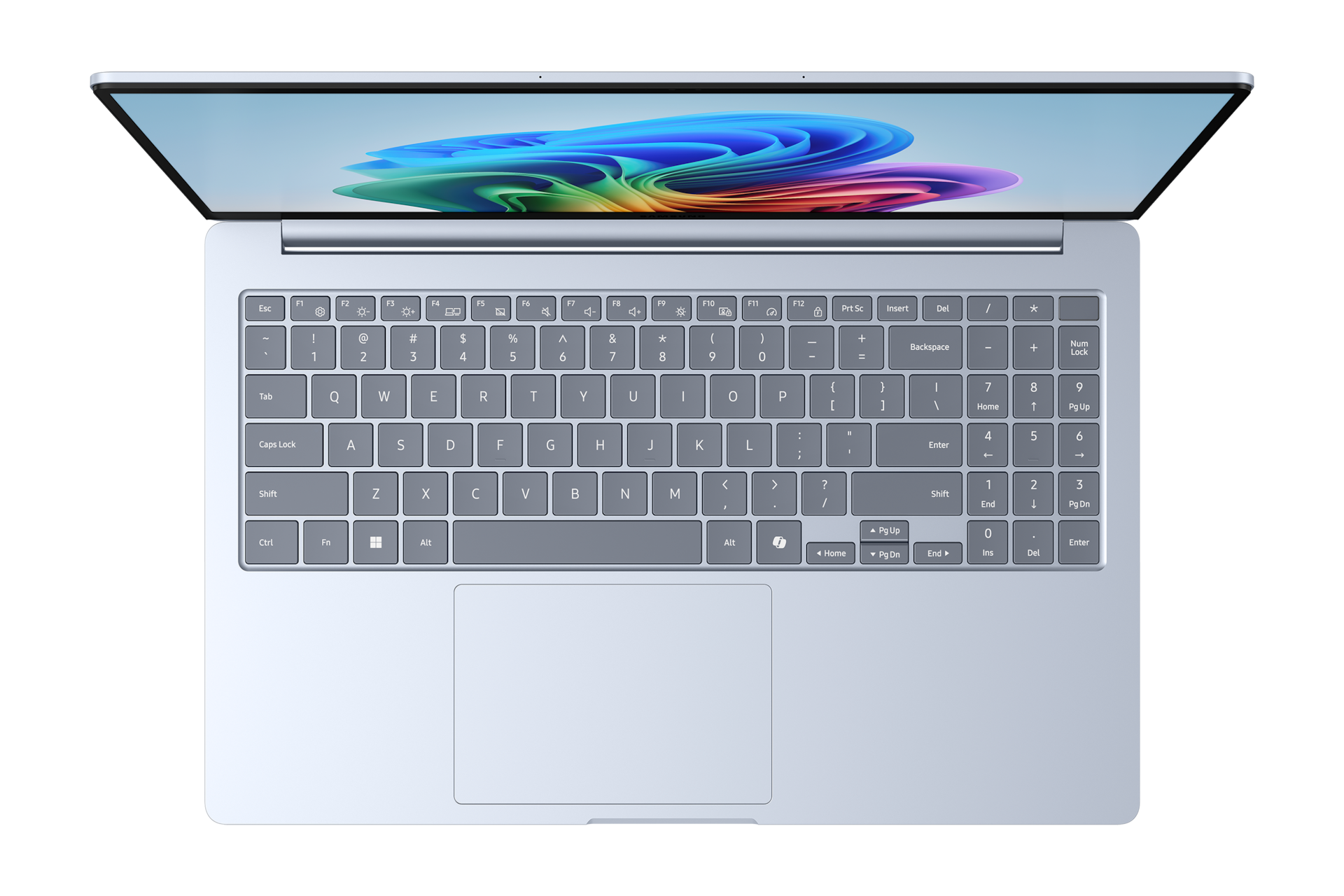 갤럭시 북4 Edge (39.6cm) Snapdragon® X Plus / 256GB eUFS, Copilot+ PC 오픈 탑뷰