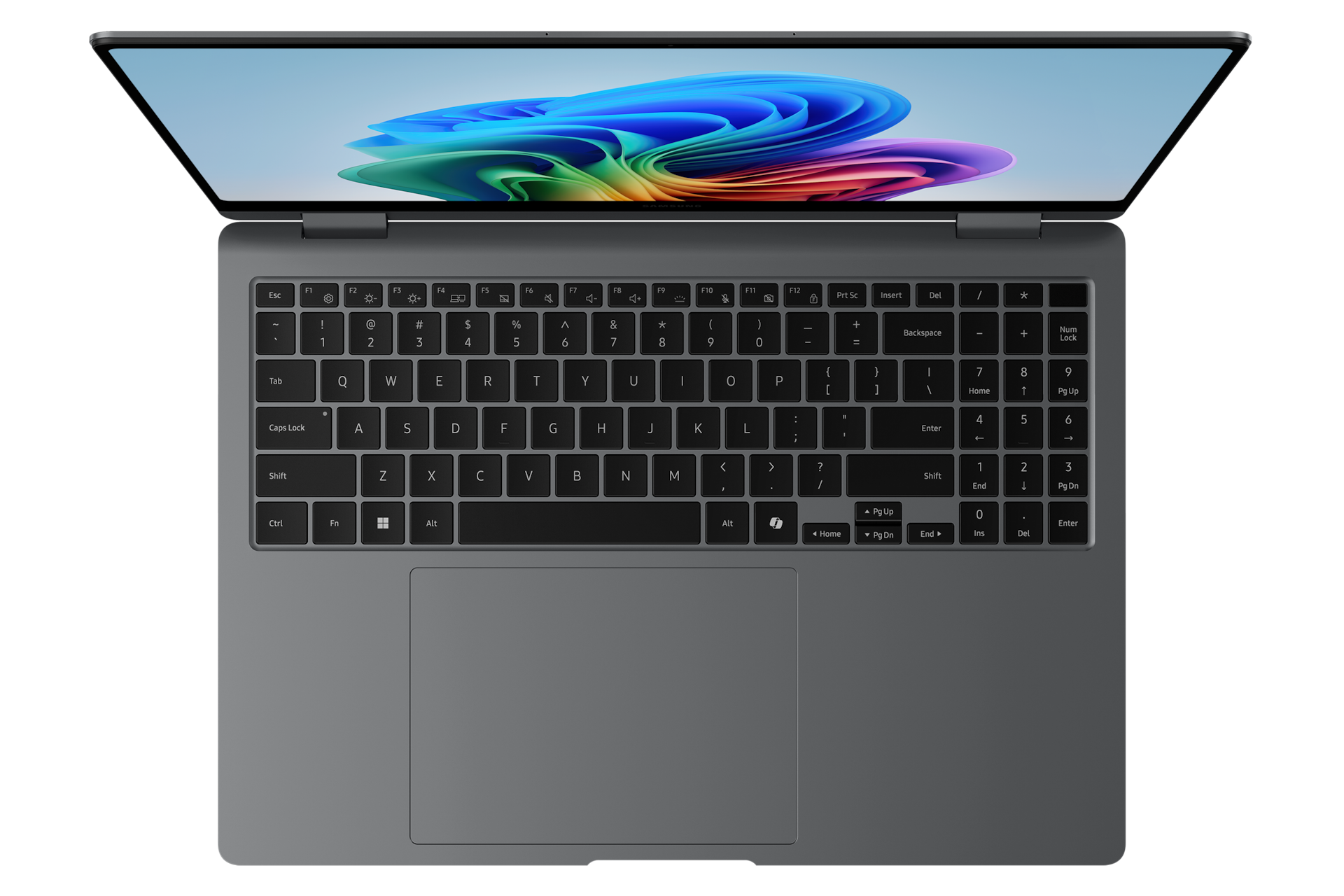 갤럭시 북5 Pro 360 (40.6cm) Core™ Ultra 5 / 512GB NVMe SSD, Copilot+ PC 오픈 탑뷰