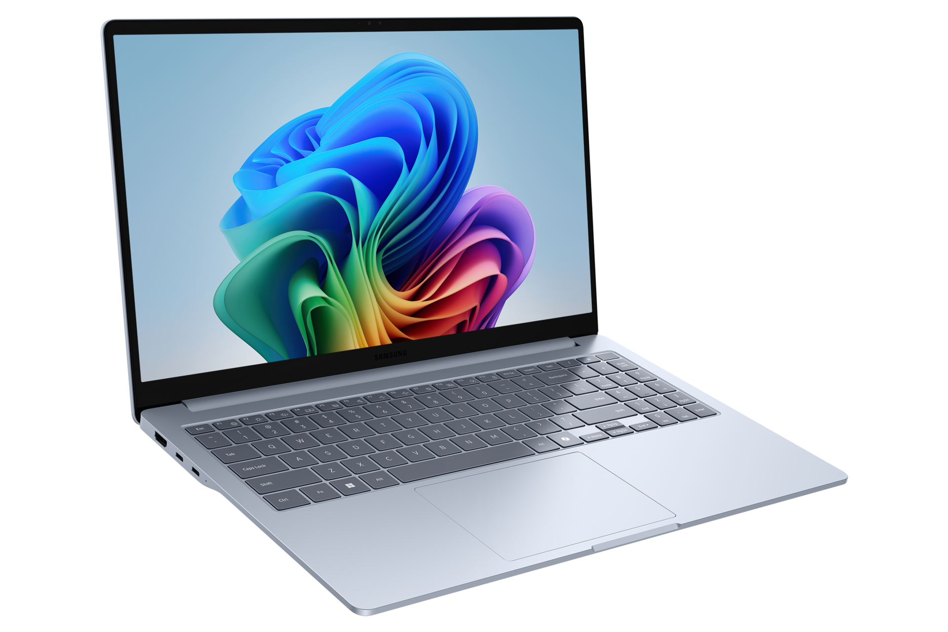 갤럭시 북4 Edge (39.6cm) Snapdragon® X Plus / 256GB eUFS, Copilot+ PC 오픈 우측 40도