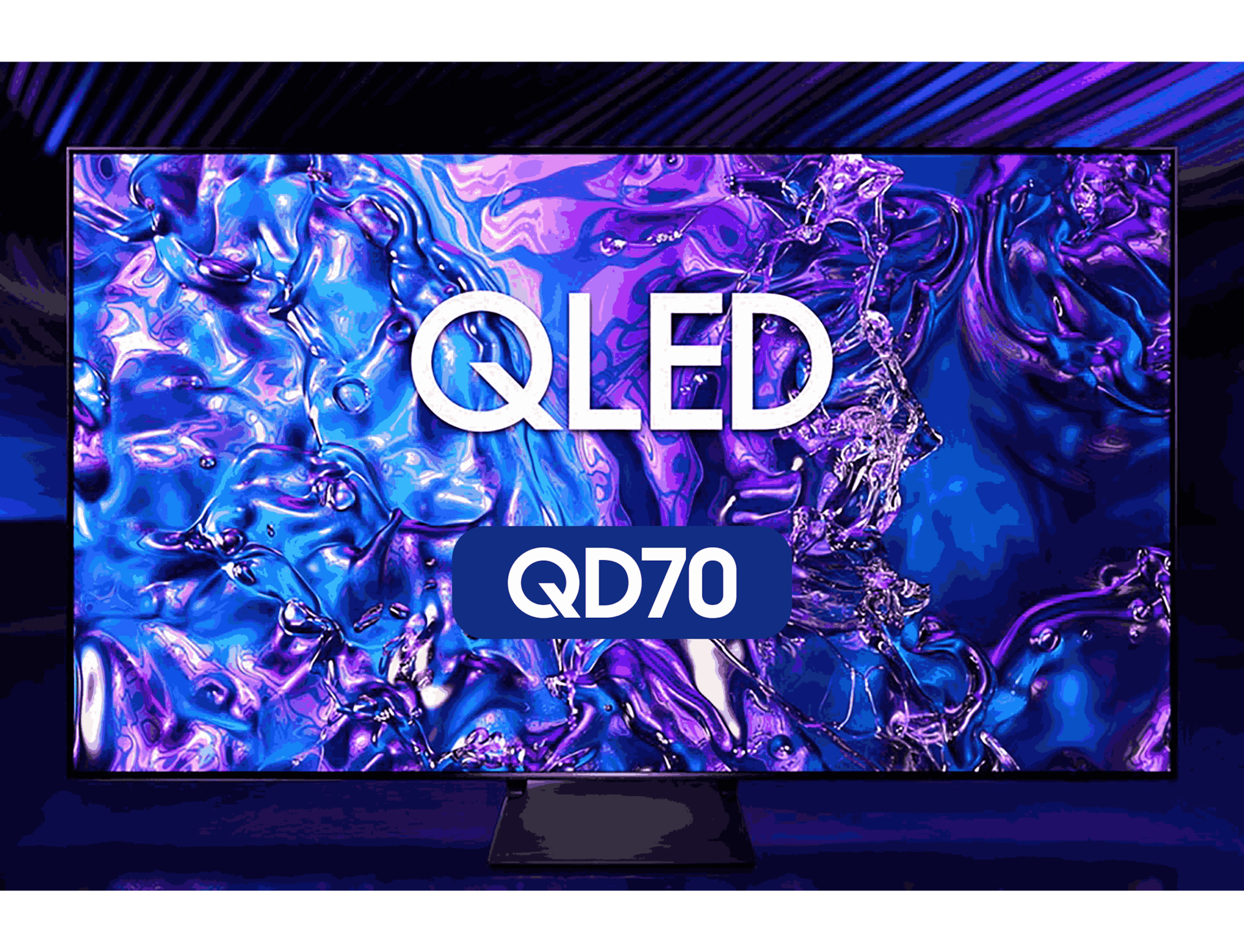 삼성 QLED QD70 TV입니다.