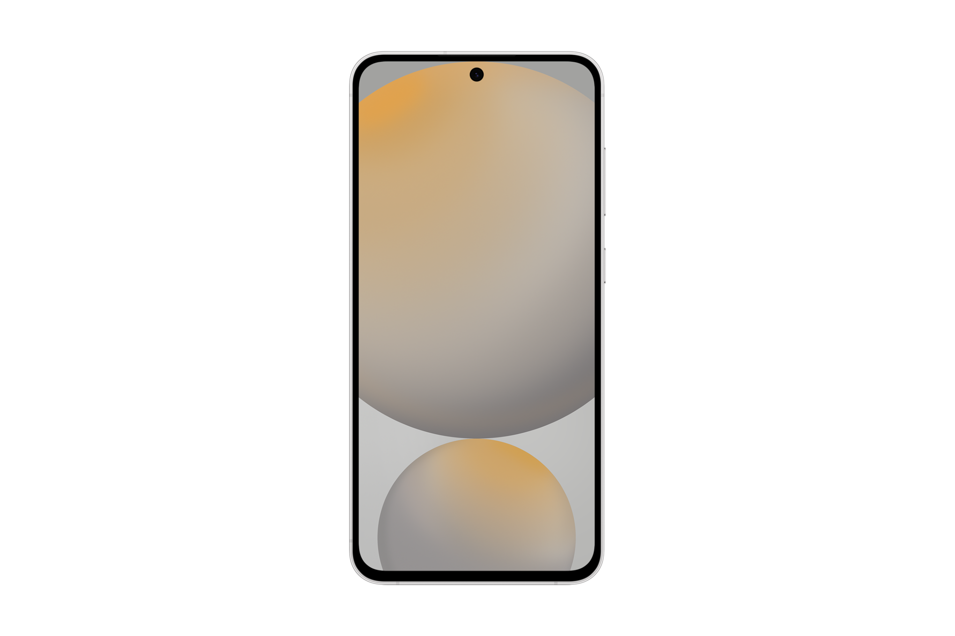 갤럭시 S24 FE 통신사폰 (SKT/KT/LG U+) 그레이 디스플레이가 보이는 정면 