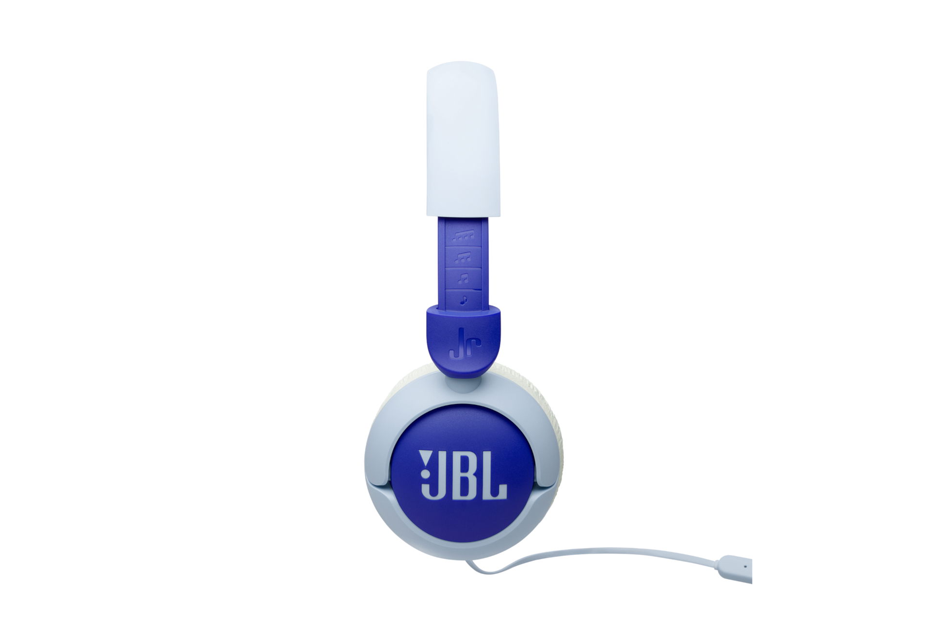 JBL JR320 유선 키즈 헤드폰 블루 좌측면