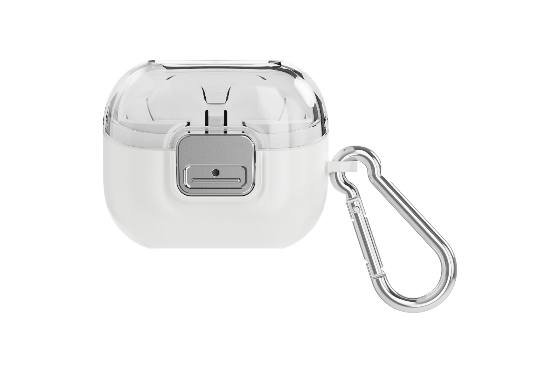 갤럭시 버즈3｜버즈3 프로 카라비너 클립 케이스 (화이트) 정면 1번째 이미지