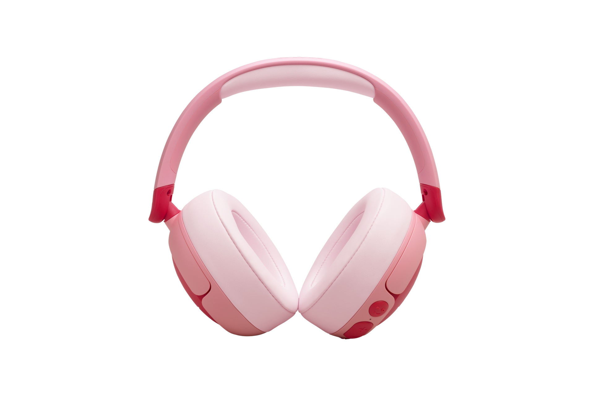 JBL JR470NC 노이즈 캔슬링 무선 키즈 헤드폰 핑크 뒷면