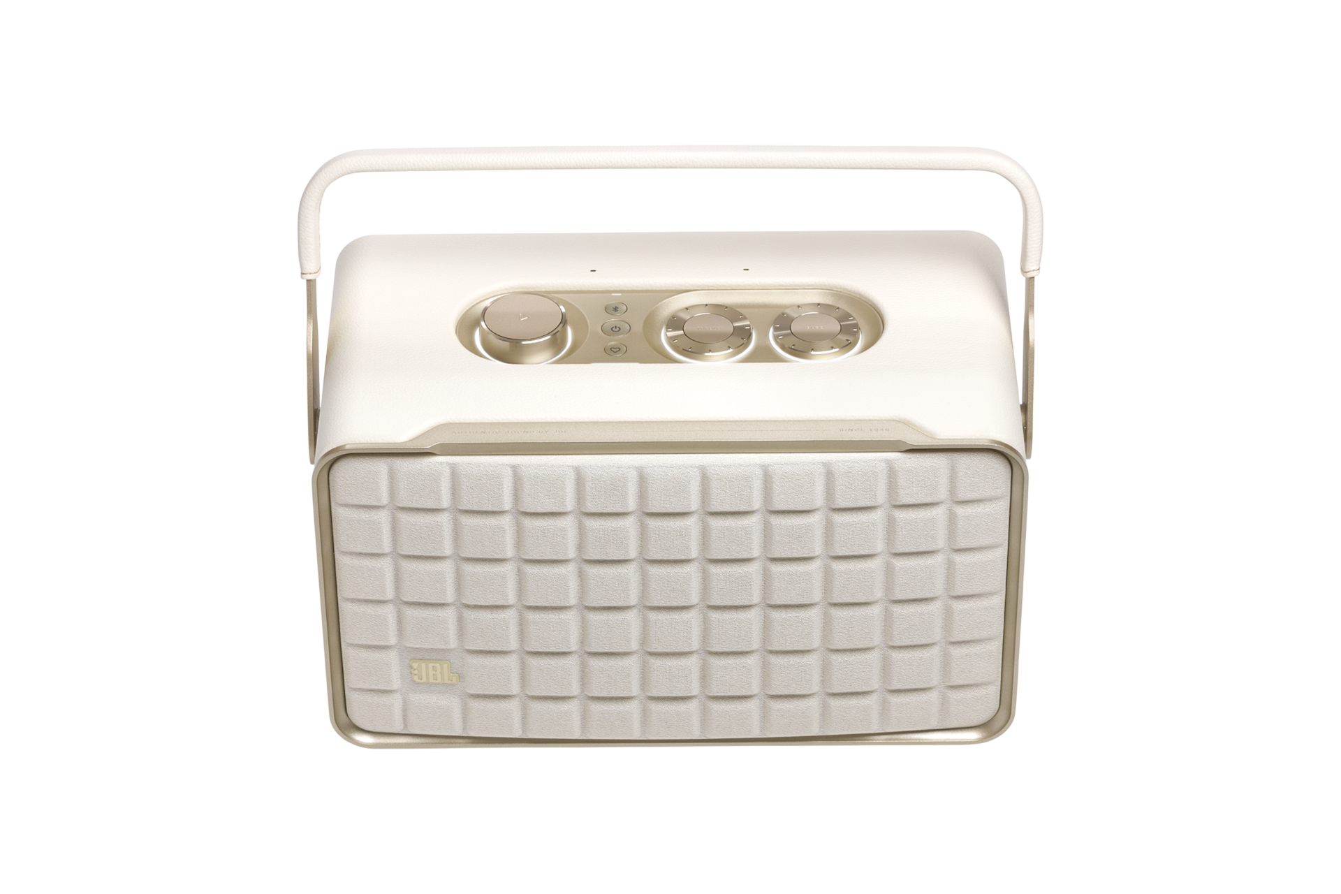 JBL Authentics 300 블루투스/Wi-Fi 스피커 화이트 상단 2