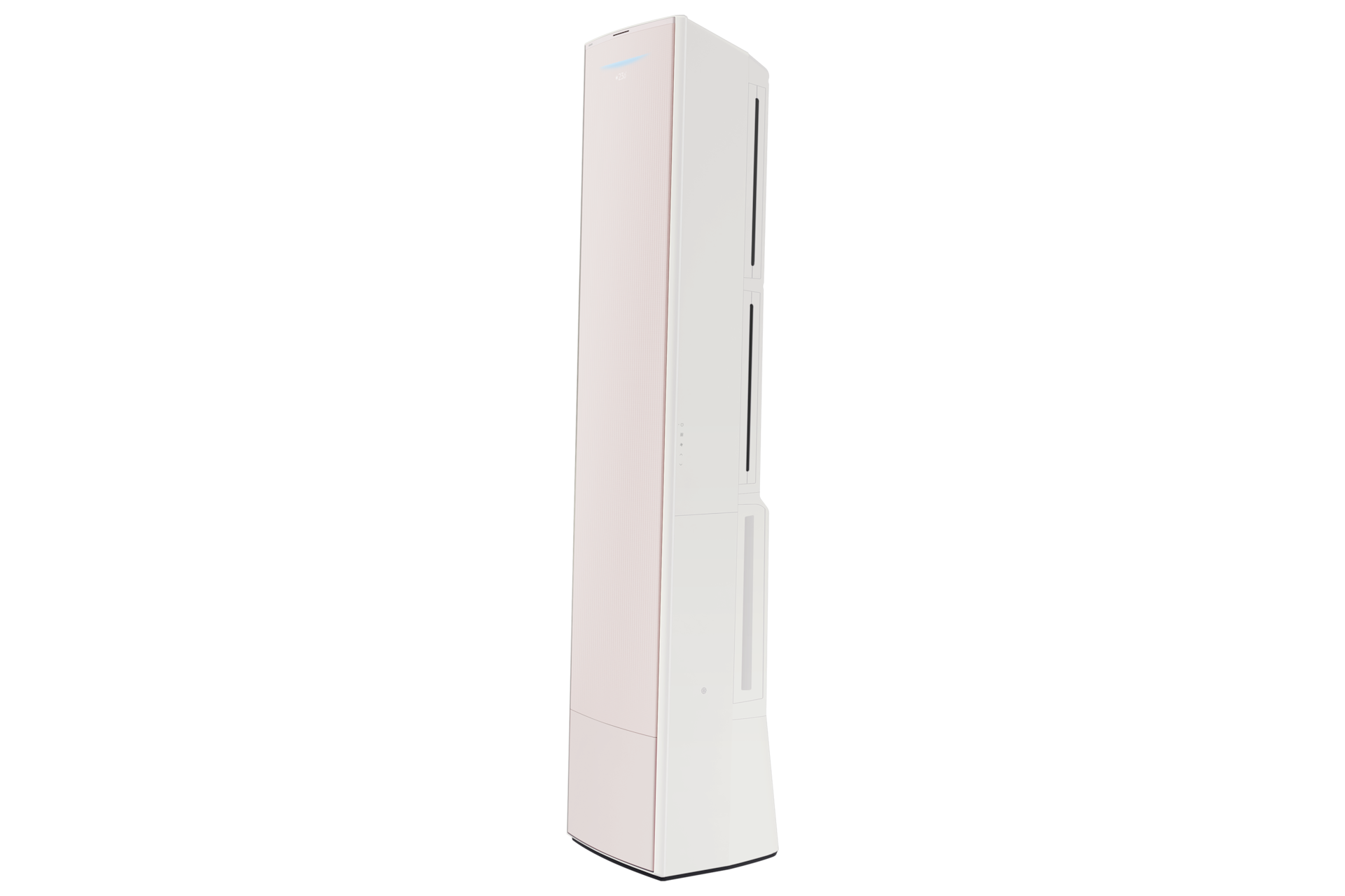 Bespoke AI 무풍콤보 갤러리 65.9㎡ (리모컨 미포함) 스탠드 에센셜 샴페인 스탠드 에어컨 ON 우측 45도 컷