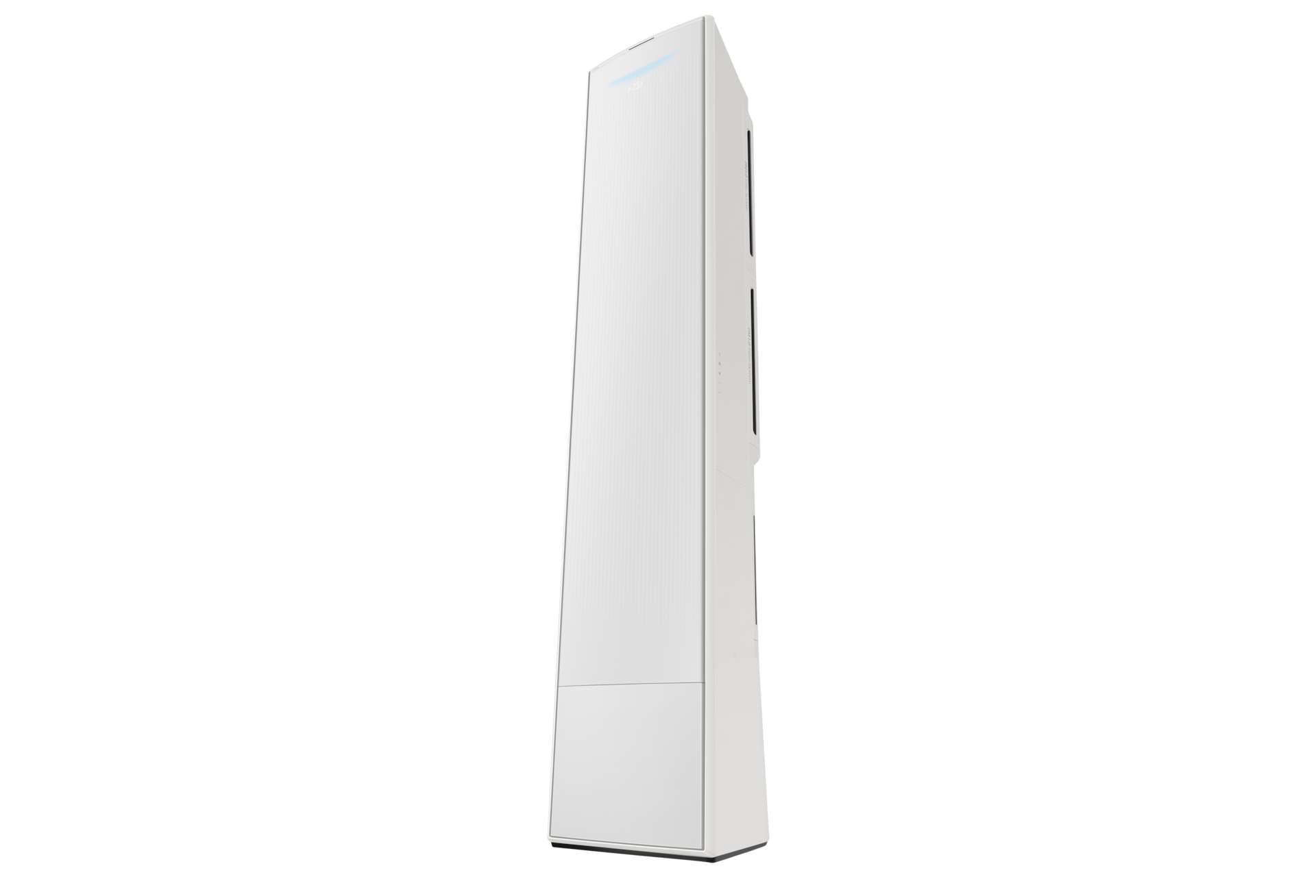 Bespoke AI 무풍콤보 갤러리 청정 58.5㎡ (선매립, 리모컨 포함) 스탠드 에센셜 화이트 스탠드 에어컨 ON 로우 우측 45도컷