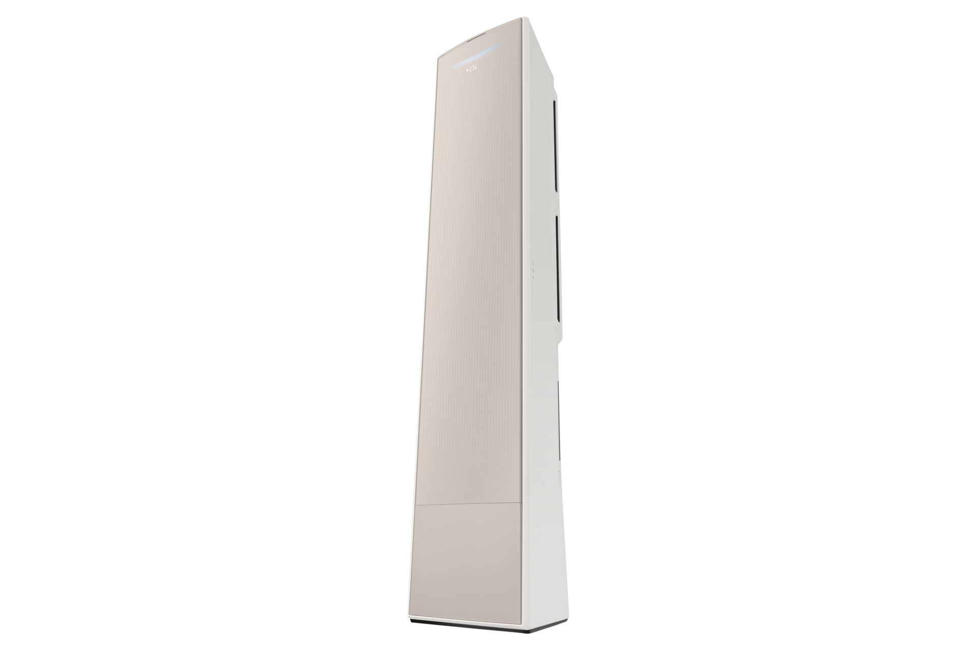 Bespoke AI 무풍콤보 갤러리 62.6㎡ (리모컨 포함) 스탠드 에센셜 사틴베이지 스탠드 에어컨 ON 로우 우측 45도컷