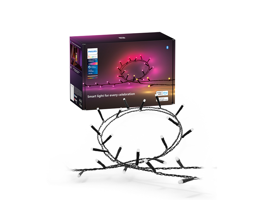 휴 컬러 페스타비아 스트링 트리조명 20m