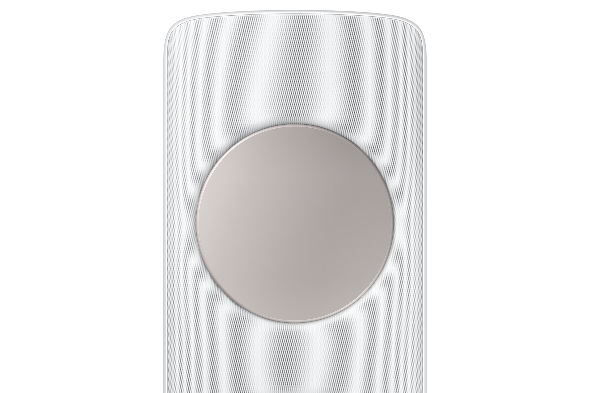 Bespoke AI 무풍 클래식 56.9㎡ (선매립, 리모컨 포함) 바디 화이트 / 패널 메탈릭 베이지 스탠드 에어컨 상단부 확대 컷