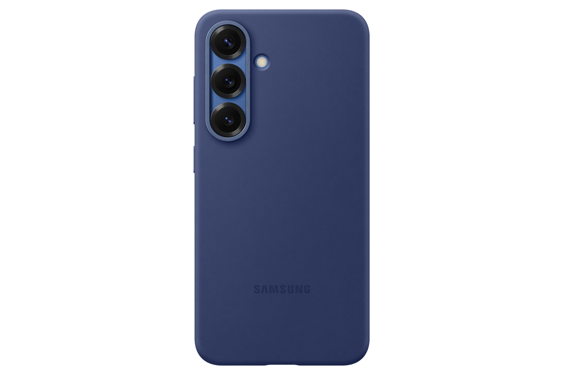 갤럭시 S25 실리콘 케이스 (블루) 케이스 정면 이미지