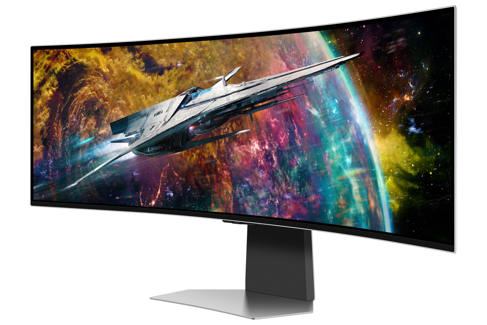 게이밍모니터 오디세이 G95SC (124.3 cm) 측면 왼쪽