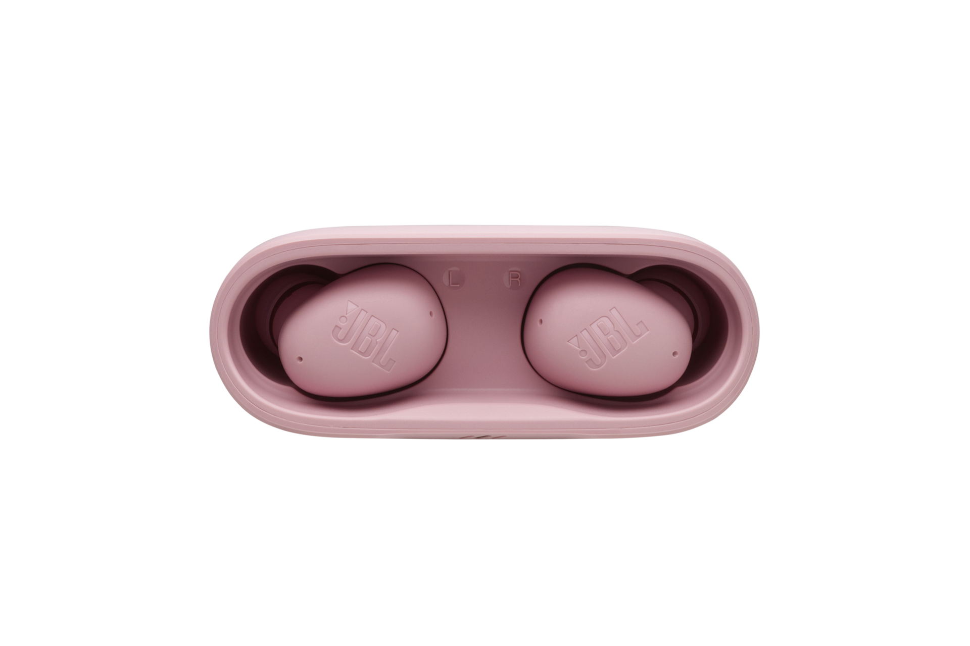 JBL WAVE BUDS 2 액티브 노이즈 캔슬링 무선 이어폰 핑크 상단