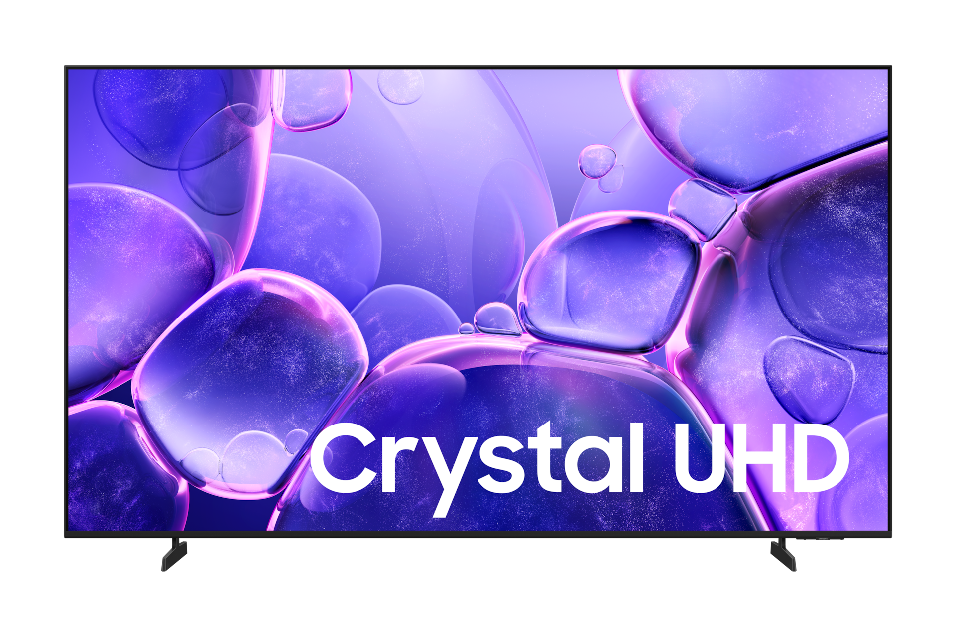 2025 Crystal UHD UF8030 (189cm) 첫번째 이미지이며, TV의 정면컷이 보이고 있습니다. 