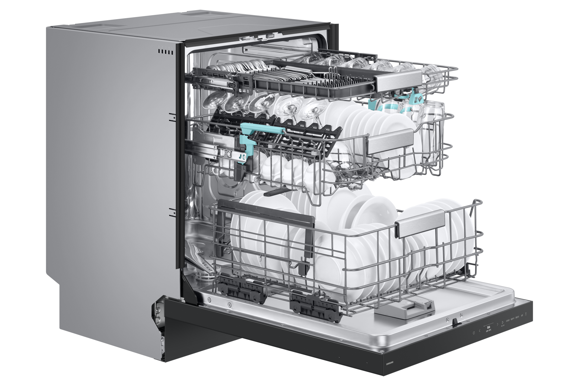 BESPOKE AI 식기세척기 Infinite Line 빌트인 14인용(열풍건조, 필터 내장형) 여섯번째 이미지
