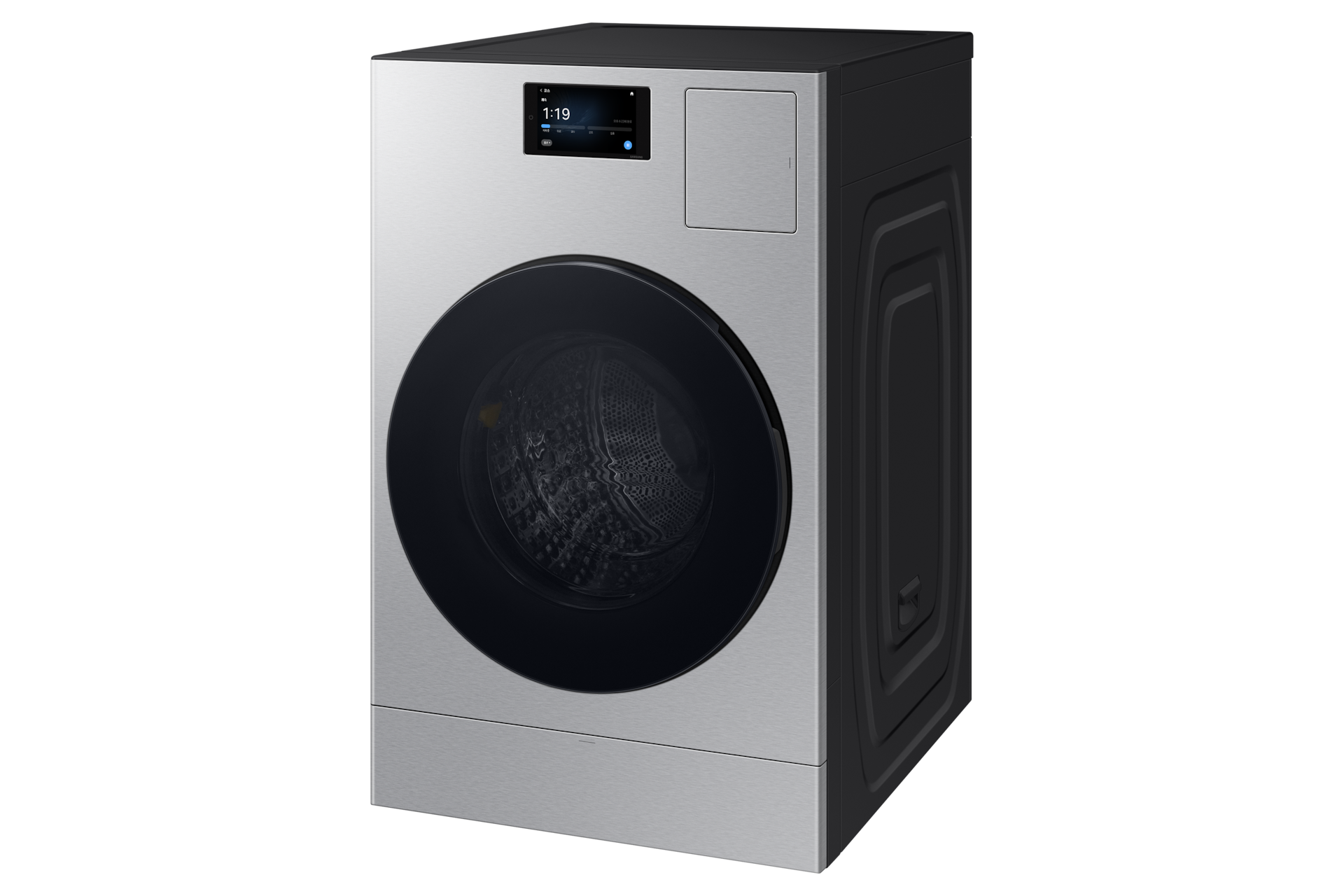 Bespoke AI 콤보 25/18kg (177.8mm LCD)+Bespoke 슬림 150W 실버스틸 콤보 우측 30도