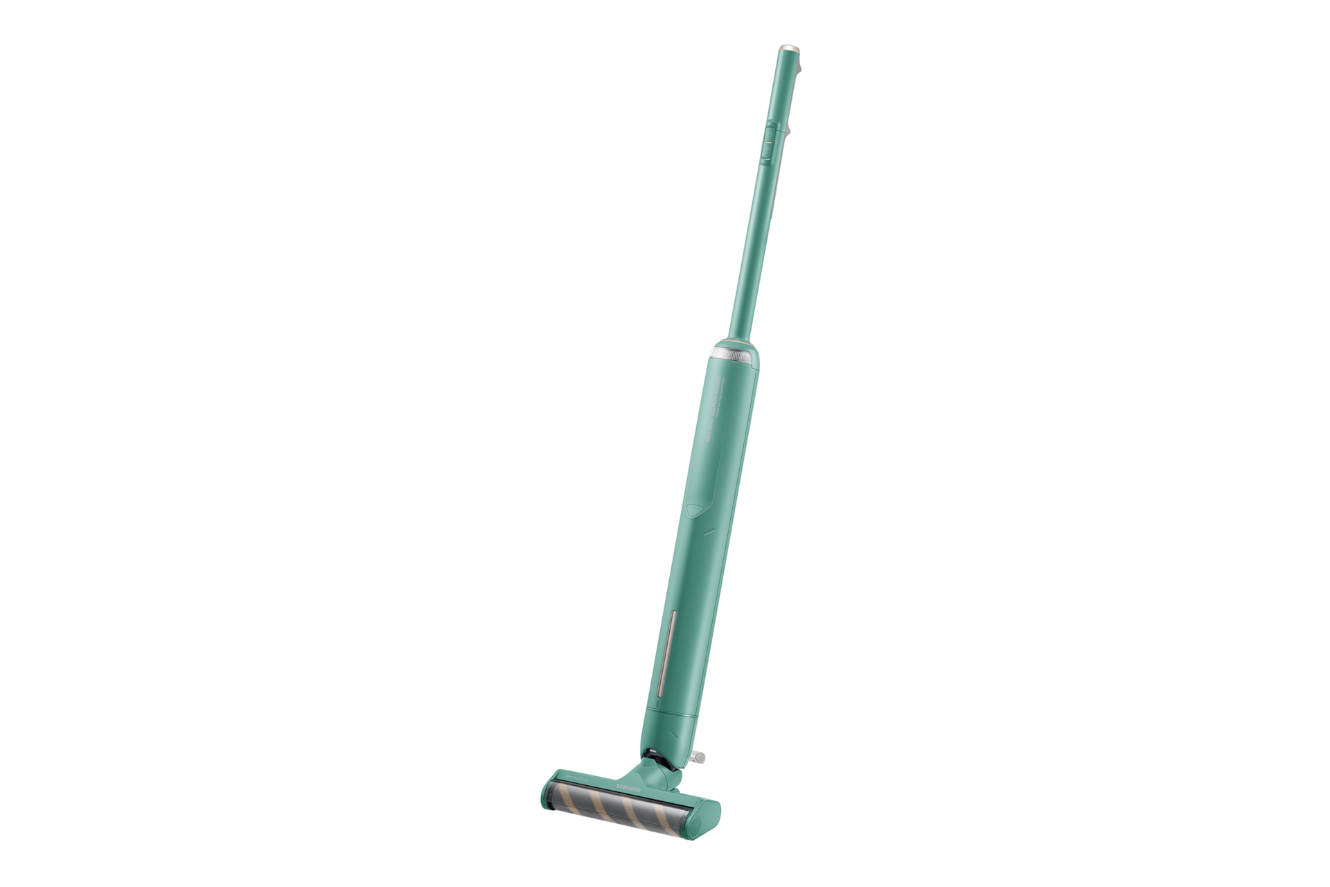 Bespoke AI 콤보 25/18kg (177.8mm LCD)+Bespoke 슬림 150W 그리너리 청소기 우측면