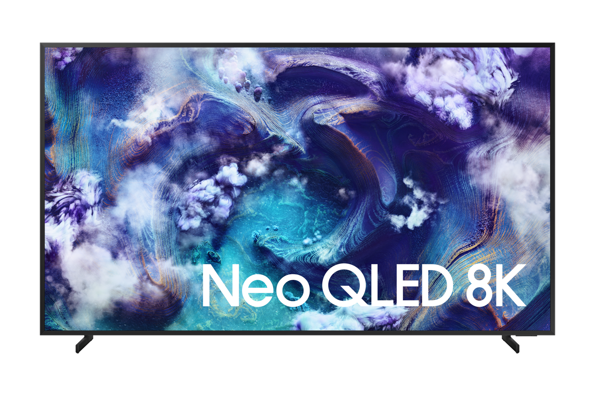 2025 Neo QLED 8K QNF900 (189cm) (솔라셀 리모트 포함) 두번째 이미지이며, TV의 정면컷이 보이고 있습니다. 