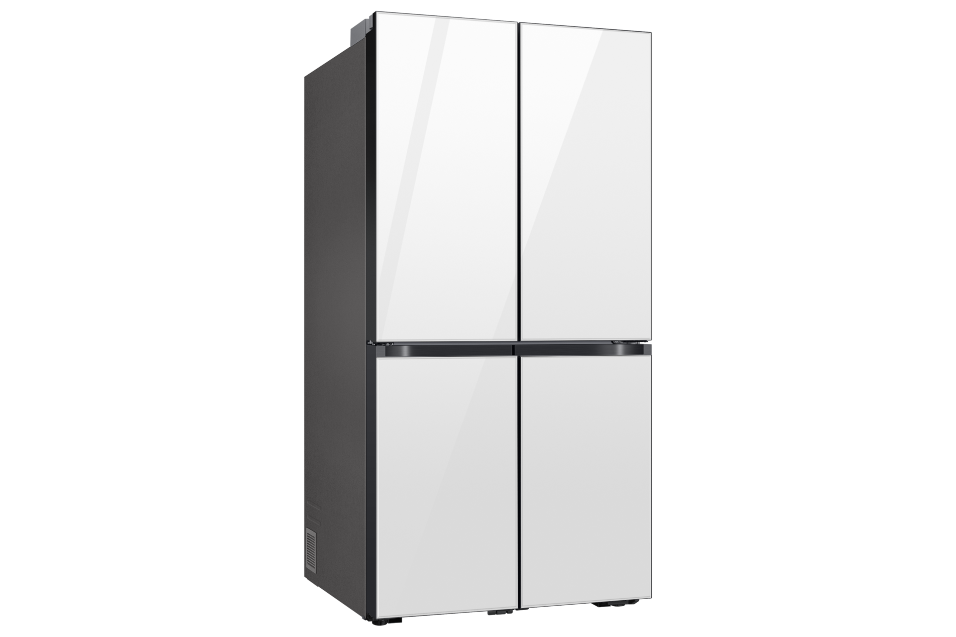 Bespoke AI 냉장고 4도어 905L 클린 화이트 좌측면