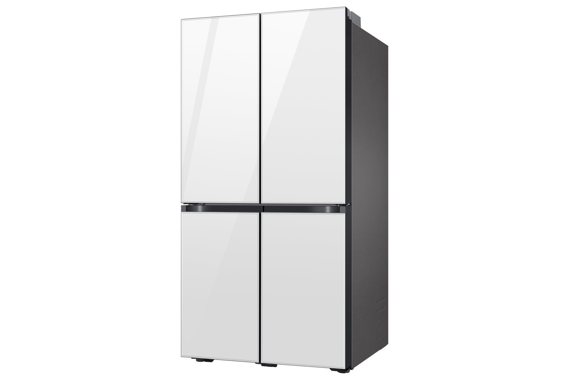 Bespoke AI 냉장고 4도어 905L 클린 화이트 우측면