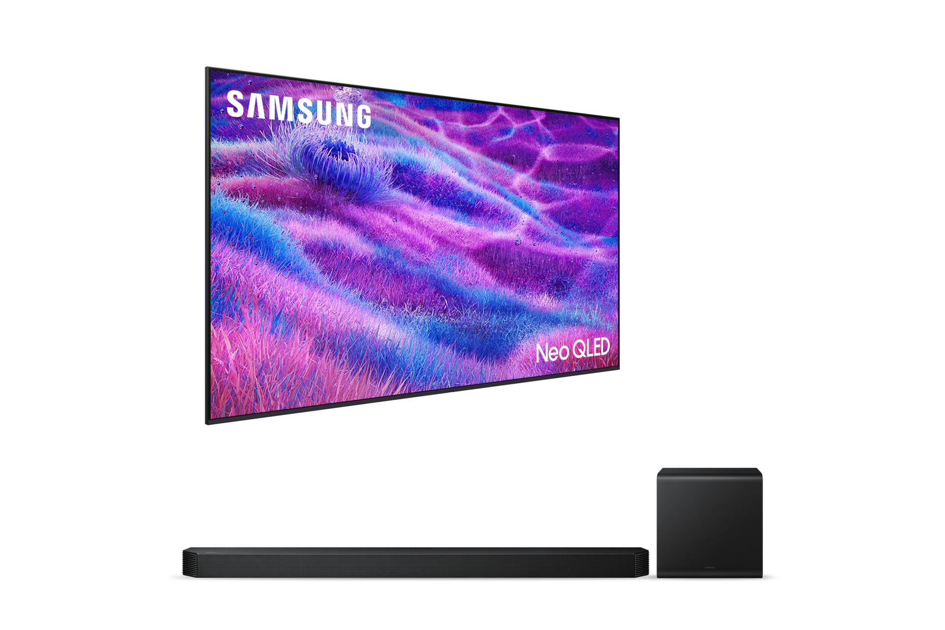 2025 Neo QLED QNF80 (189cm) 풀 모션 슬림핏 벽걸이형+5.1.2ch 사운드바 Q800F 첫번째 이미지