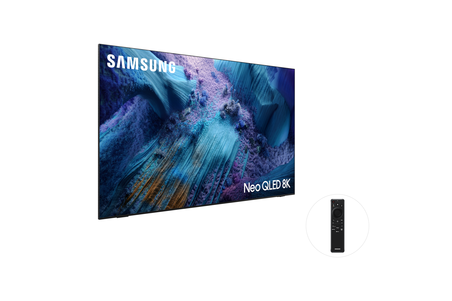 2025 Neo QLED 8K QNF990 (214cm) 풀 모션 슬림핏 벽걸이형 (솔라셀 리모트 포함) 첫번째 이미지입니다. 