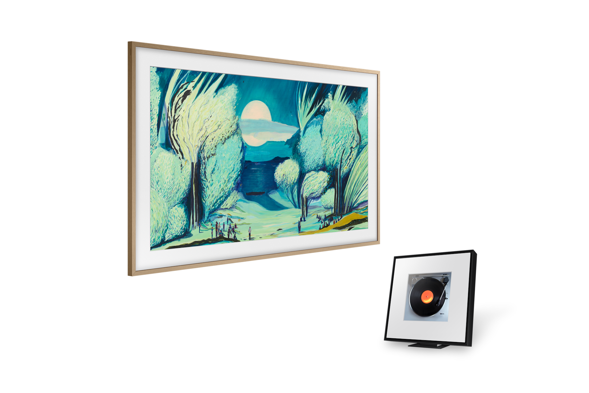 2025 The Frame (125cm) 플랫 티크 베젤+뮤직 프레임 LS60D 첫번째 이미지