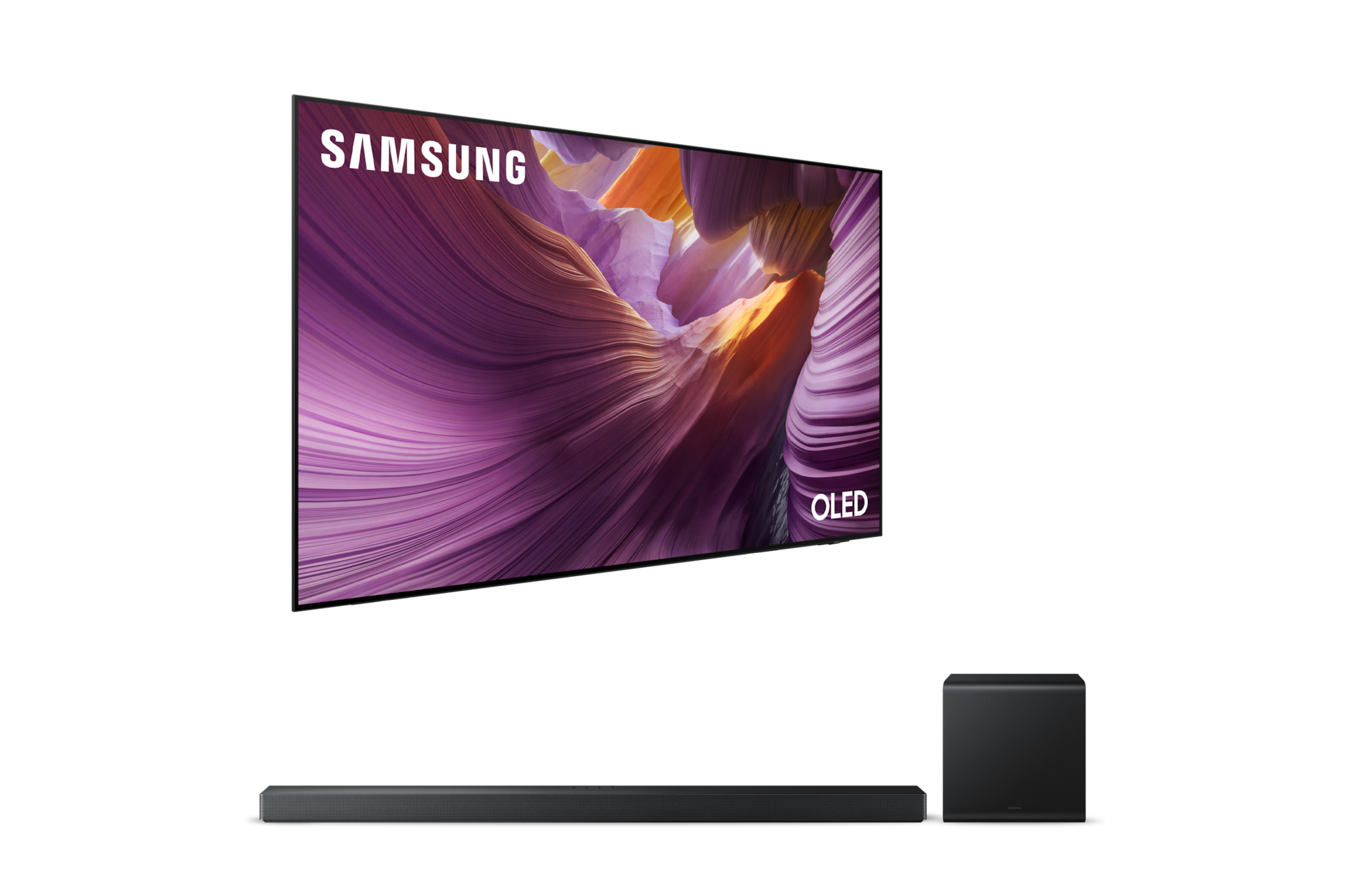 2025 OLED SF85 (163cm) 풀 모션 슬림핏 벽걸이형+3.1.2ch 사운드바 QS700F 첫번째 이미지