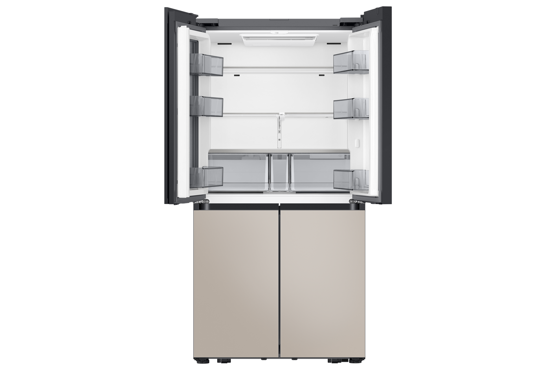 Bespoke AI 하이브리드 4도어 키친핏 Max 633L (푸드 쇼케이스) 에센셜 화이트+에센셜 베이지 다섯번째 이미지