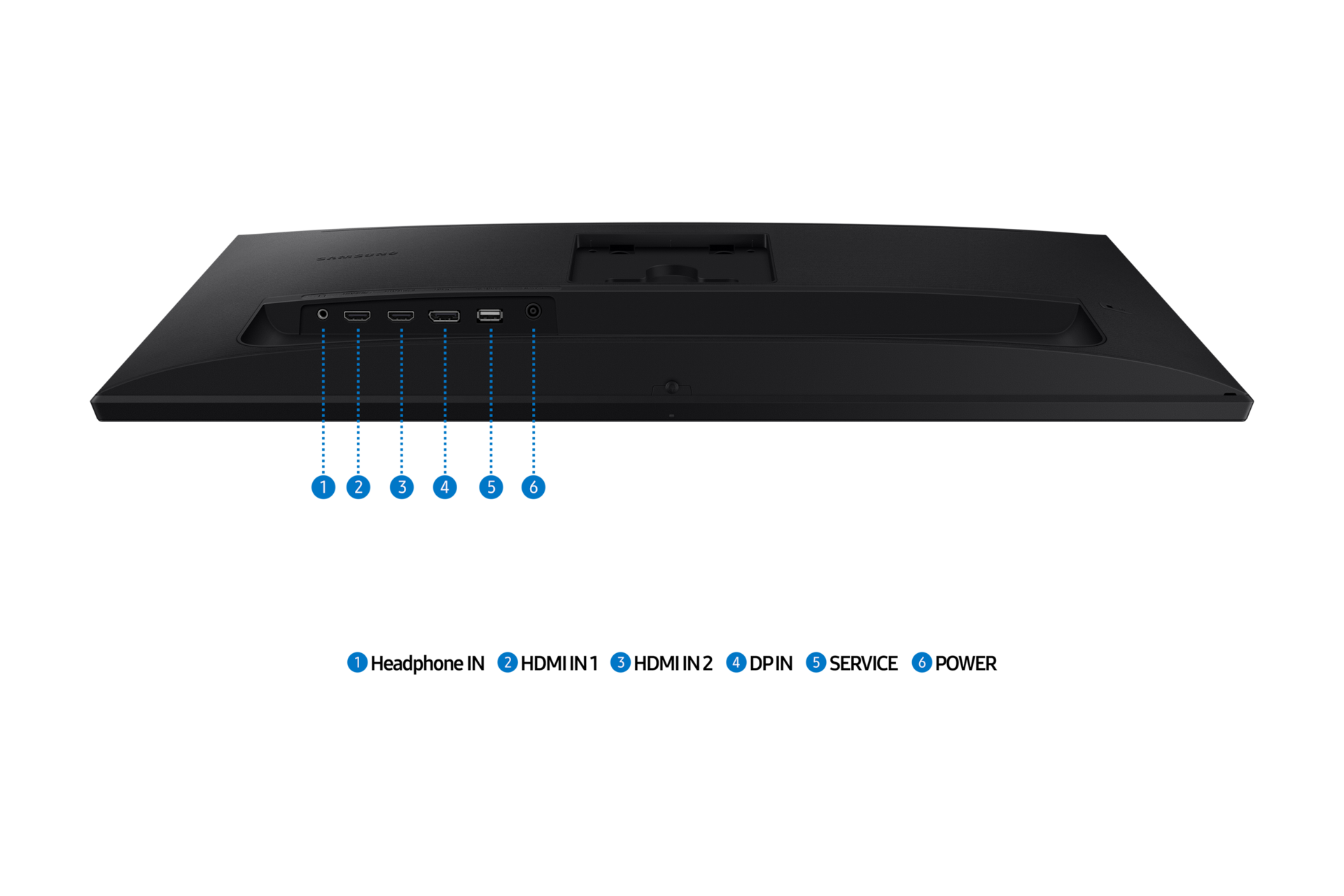 고해상도 뷰피니티 S6(S61F) (68.4cm) 후면 포트