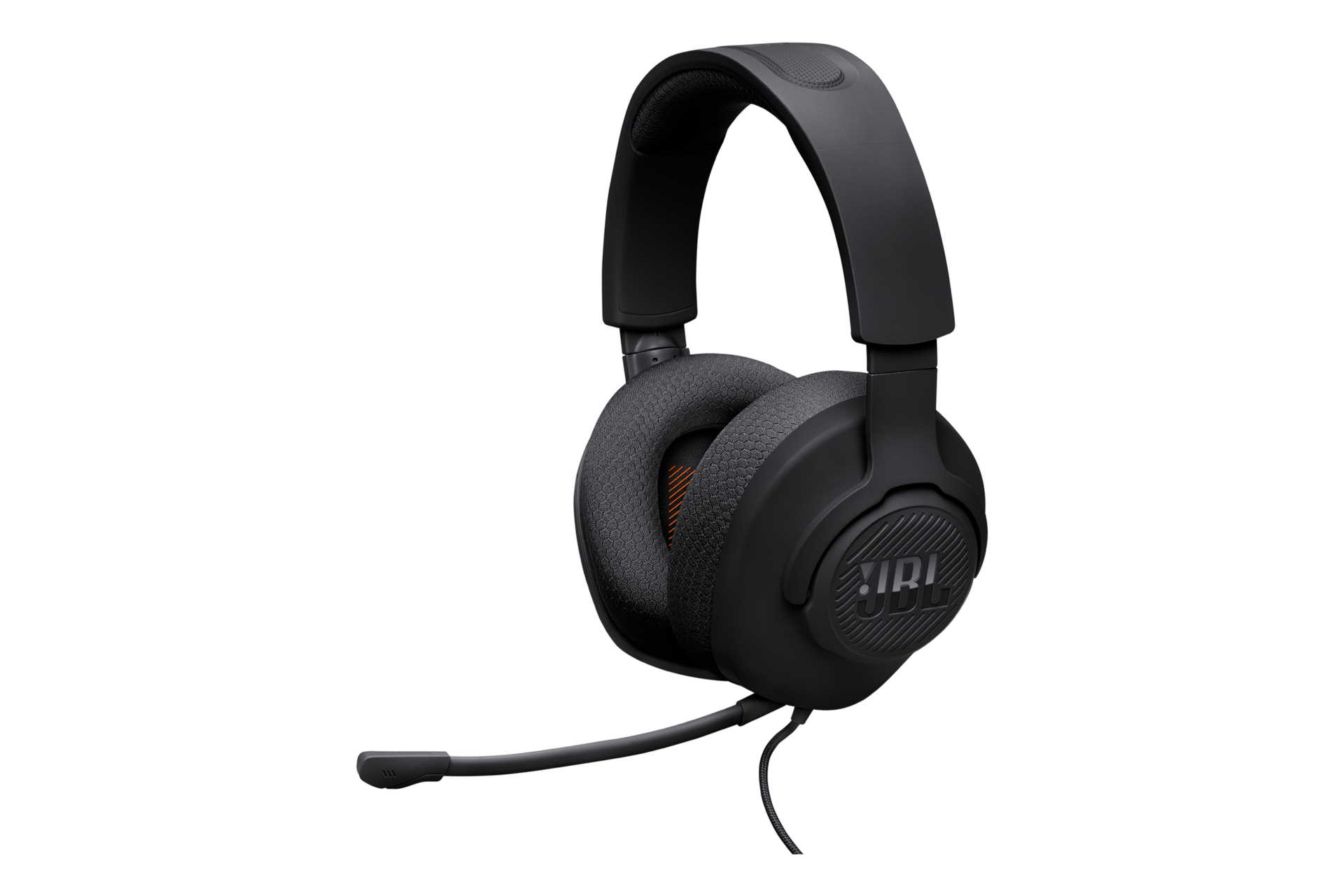 JBL QUANTUM 100 M2 게이밍 유선 헤드셋 좌측 45도