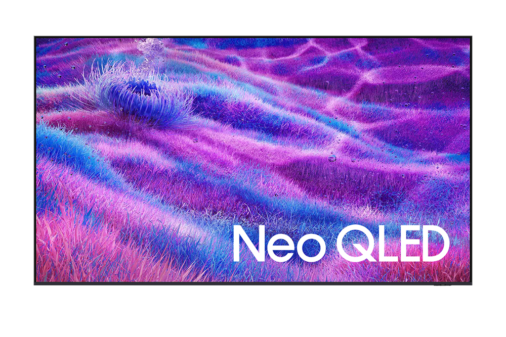 2025 Neo QLED QNF80 (252cm) 벽걸이형 첫번째 이미지이며, TV의 정면컷이 보이고 있습니다.