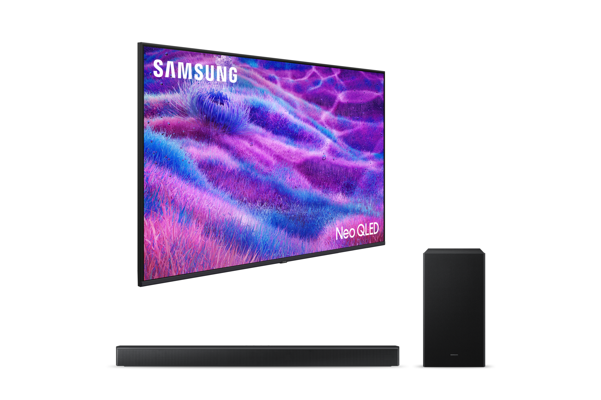 2025 Neo QLED QNF80 (125cm) 풀 모션 슬림핏 벽걸이형+3.1ch 사운드바 B650F 첫번째 이미지