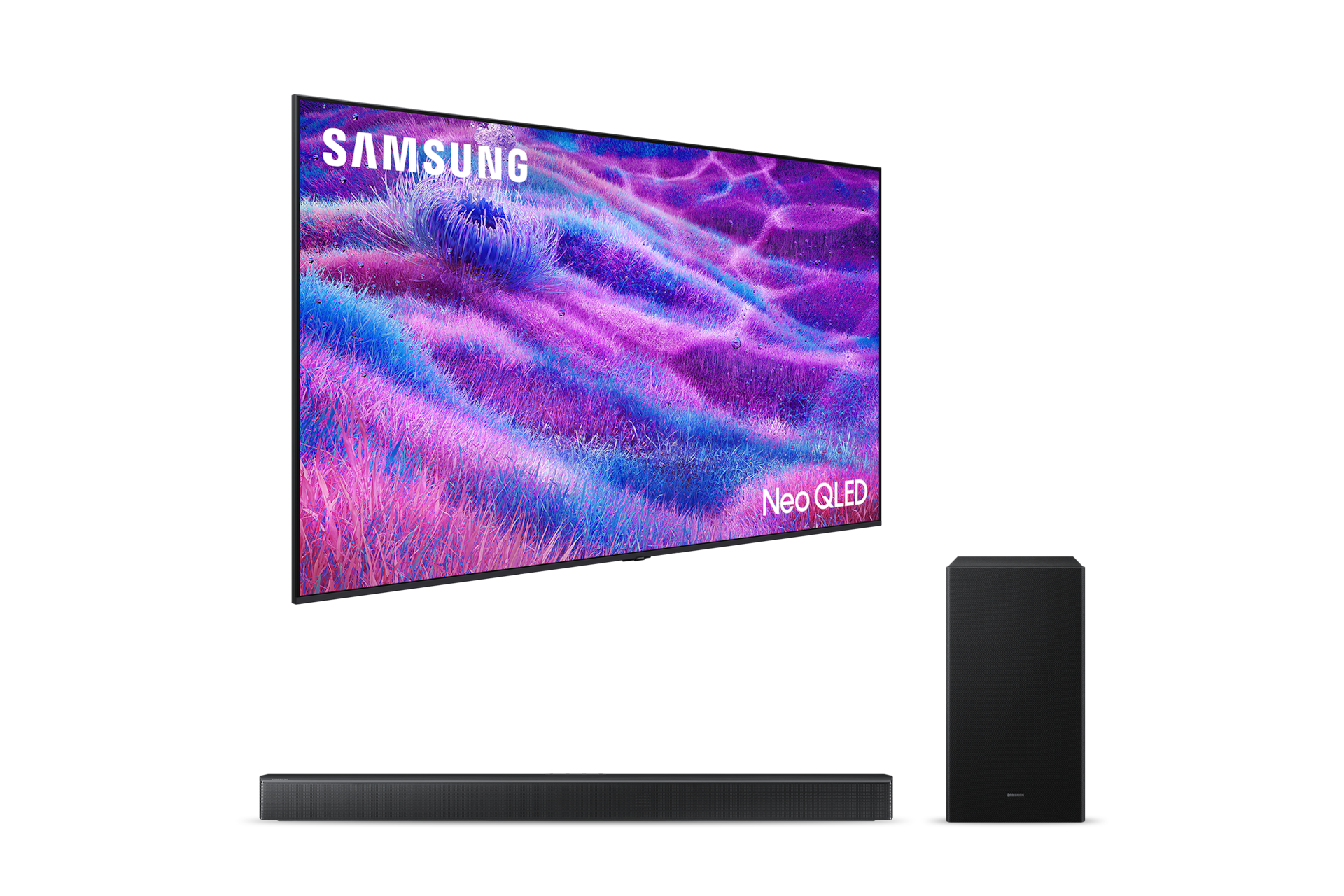 2025 Neo QLED QNF80 (163cm) 풀 모션 슬림핏 벽걸이형+3.1ch 사운드바 B650F 첫번째 이미지