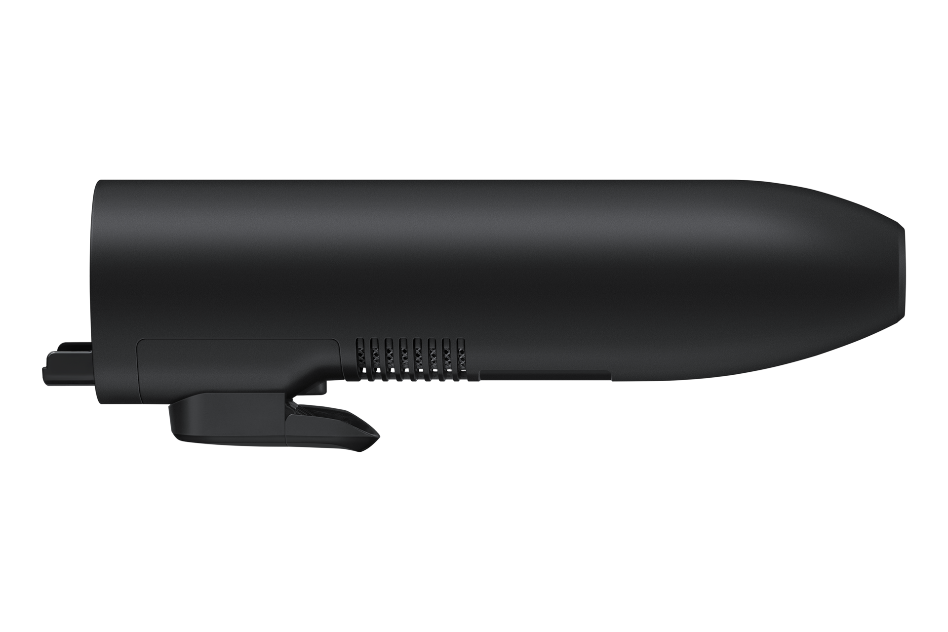 Bespoke AI 제트용 에어 블로워 (블랙) 바닥에 눕힌 왼쪽 측면